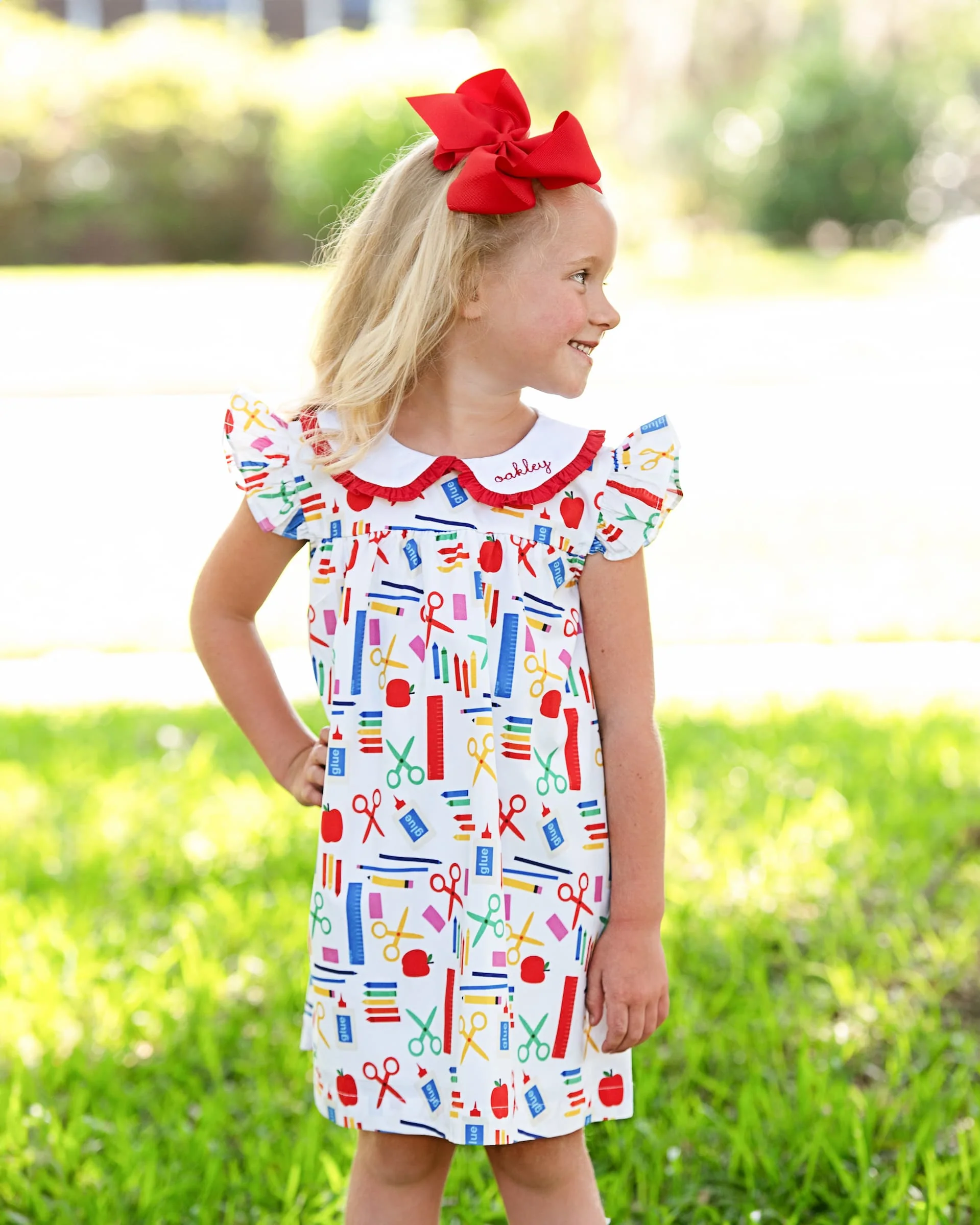 Back To School Print Dress - Image 2