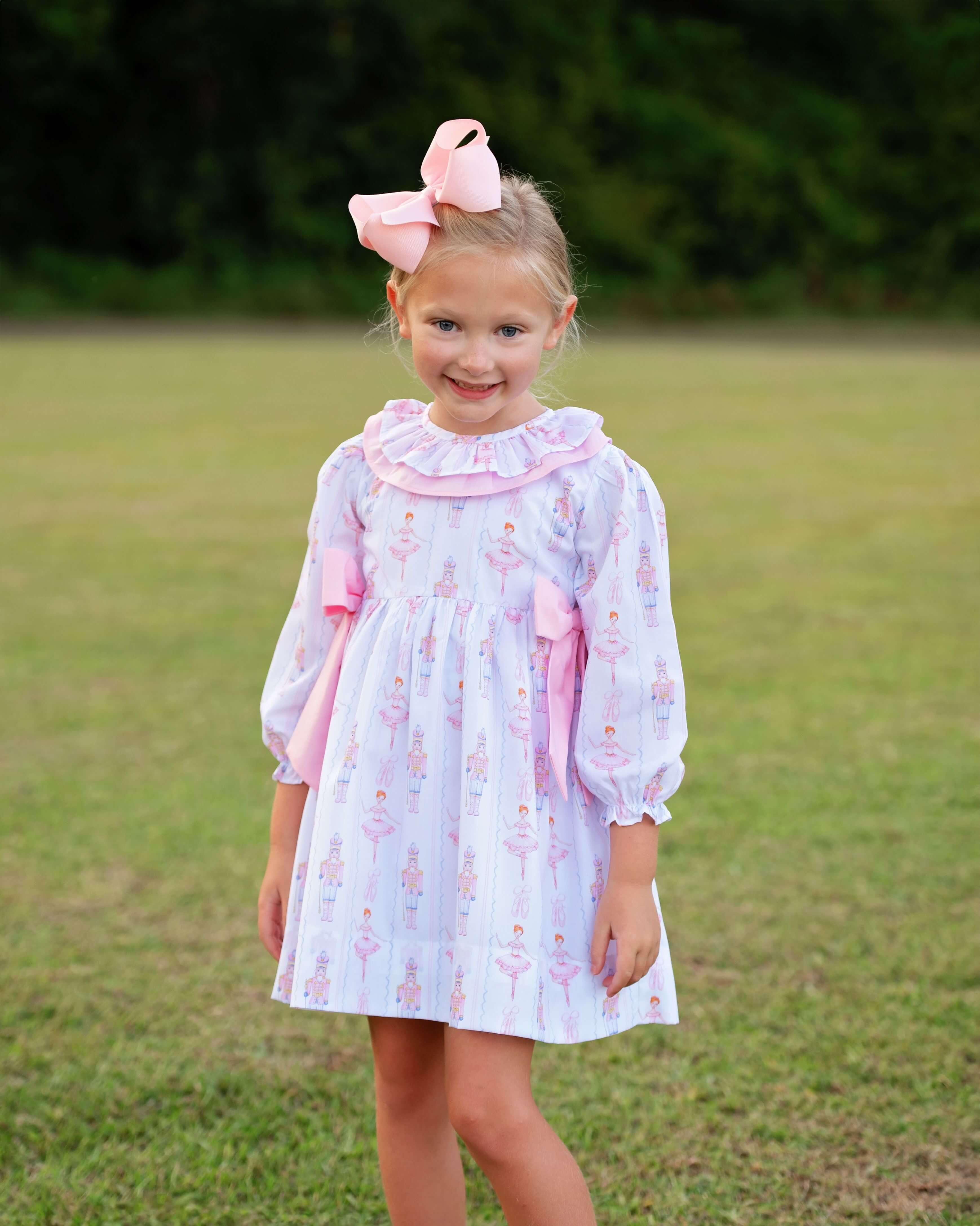 Ballerina Nutcracker Bow Dress - Image 2