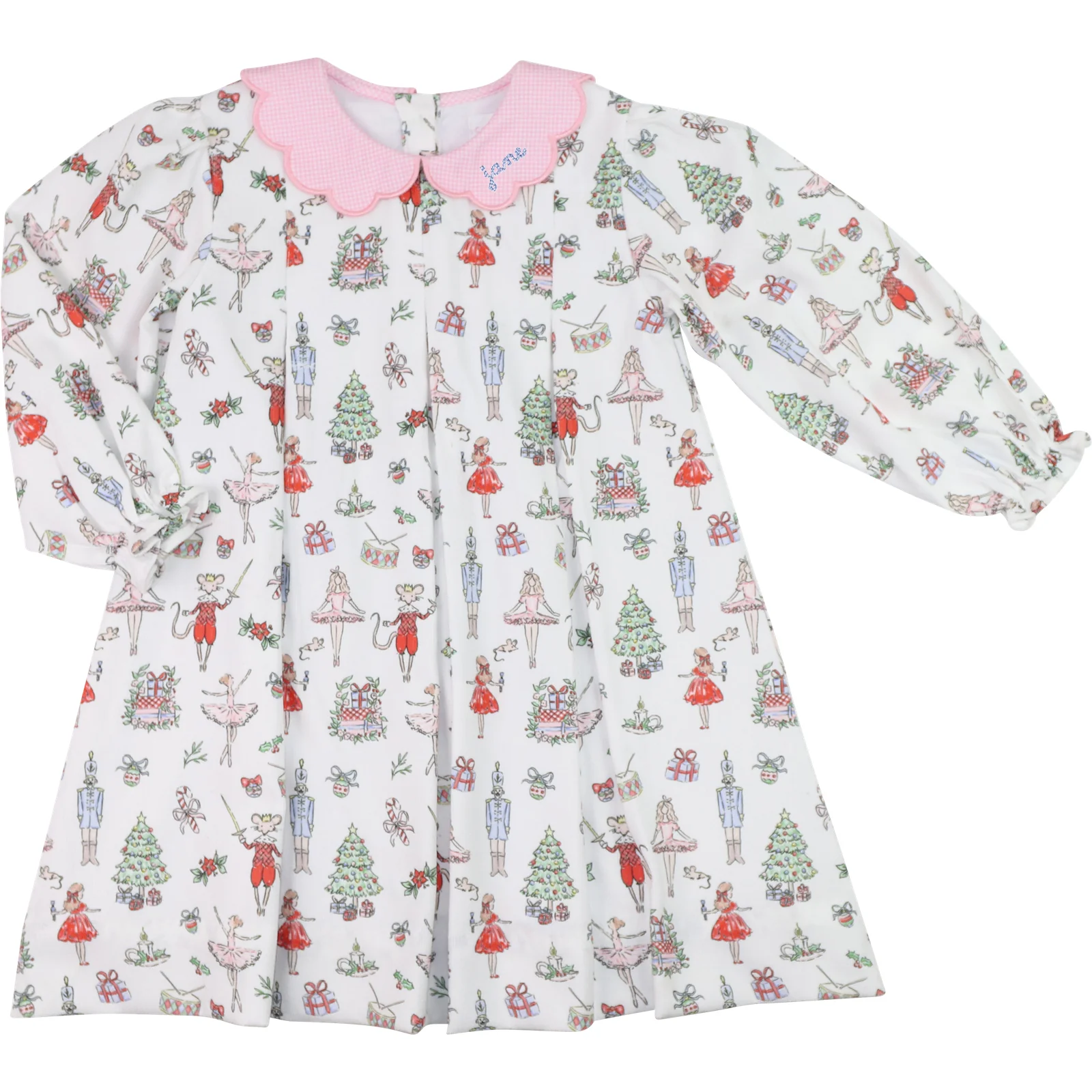 Ballerina Nutcracker Corduroy Dress
