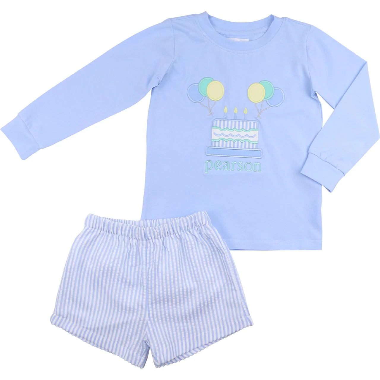 Birthday Applique Short Set