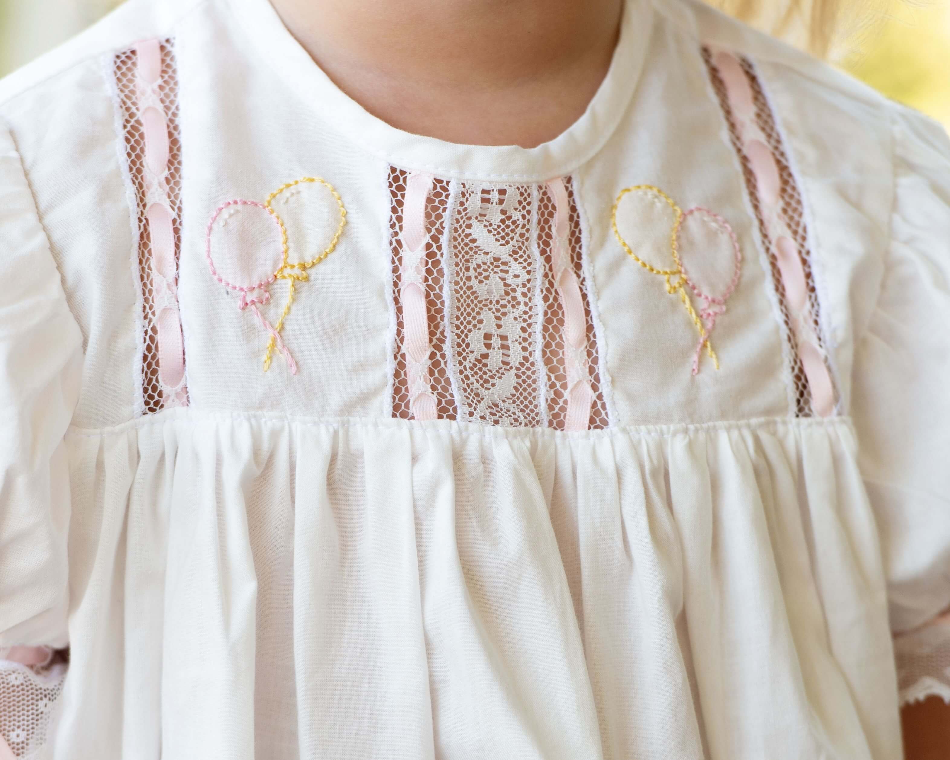 Birthday Balloon Heirloom Dress - Image 3