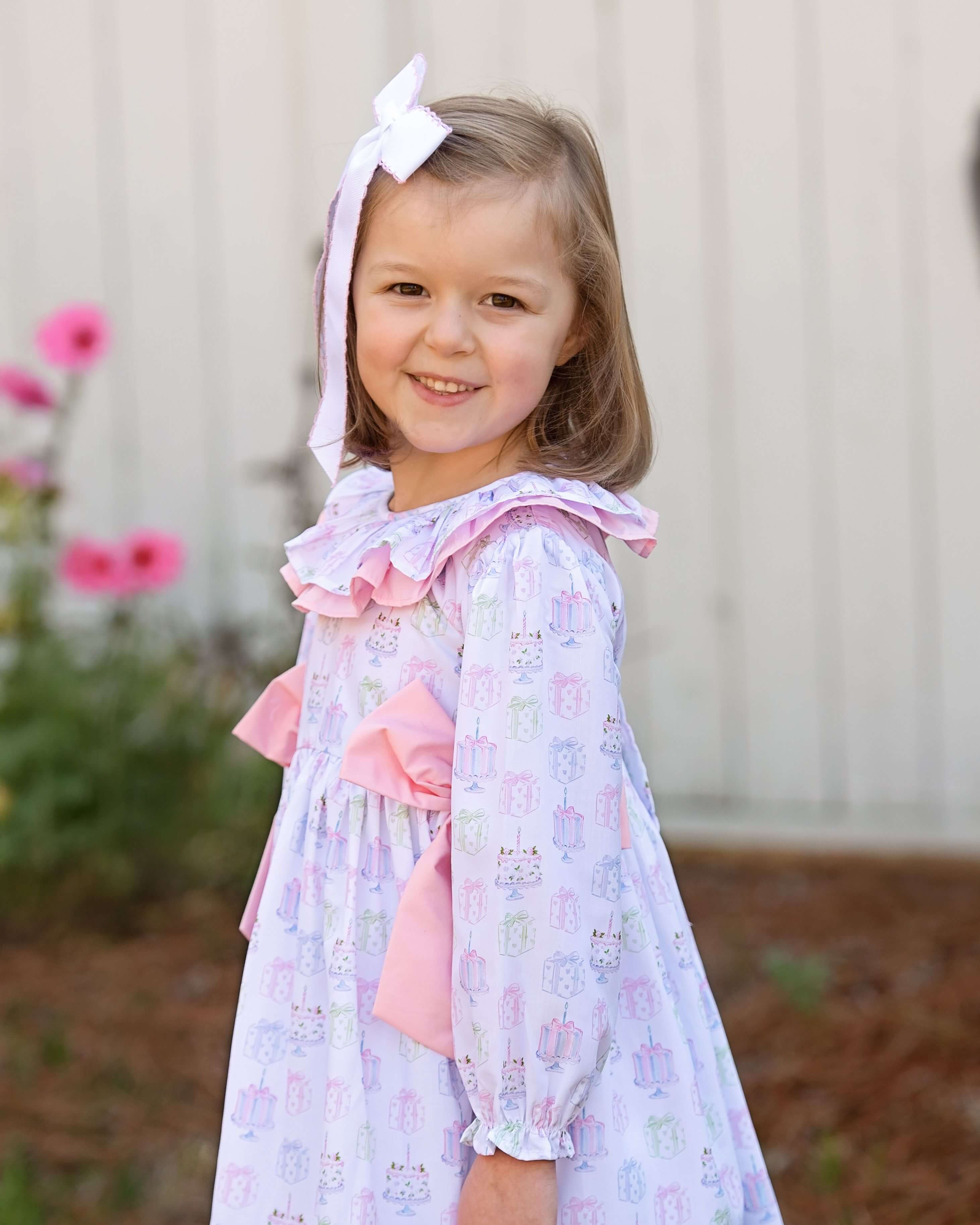 Birthday Cake Bow Dress - Image 2