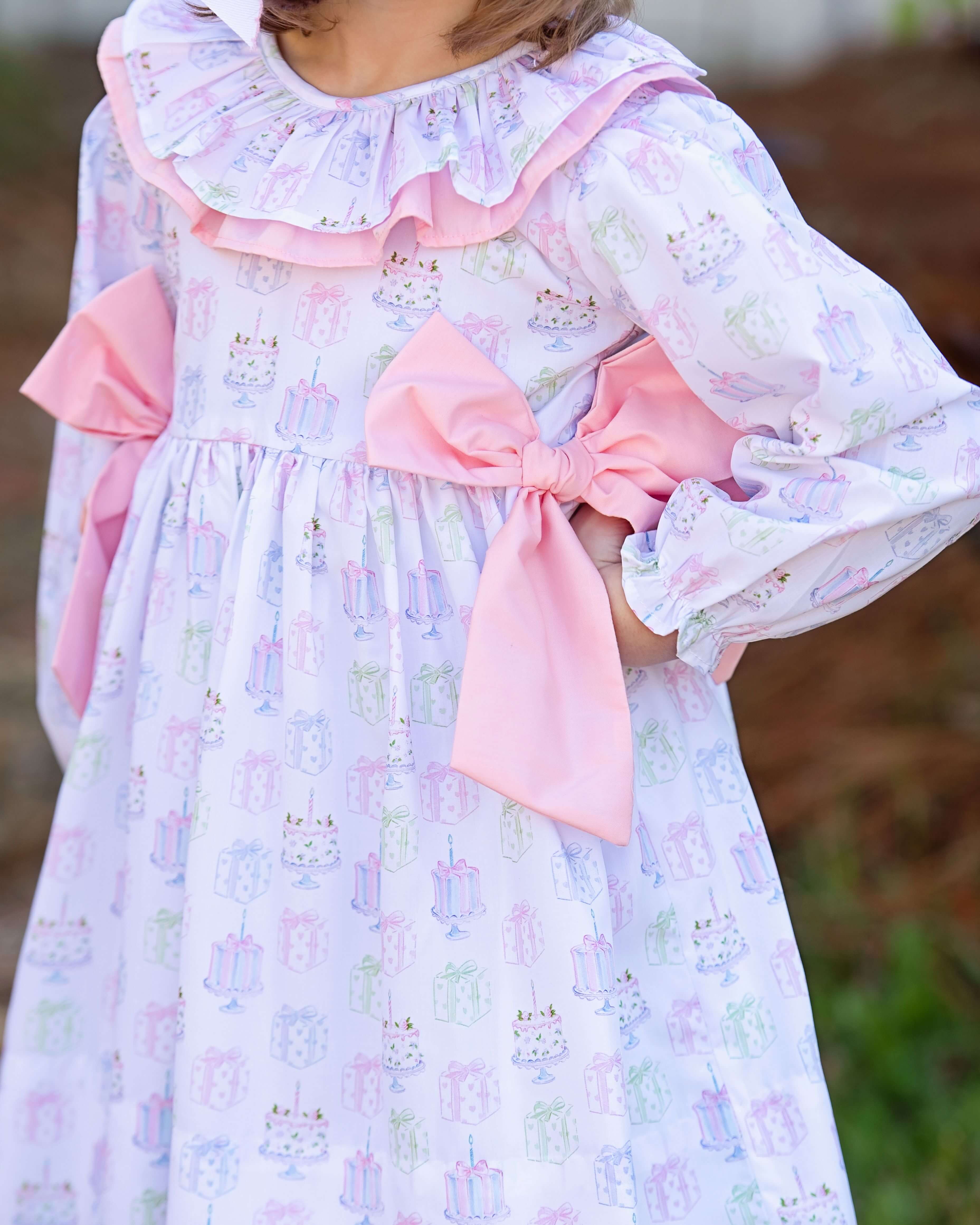 Birthday Cake Bow Dress - Image 3