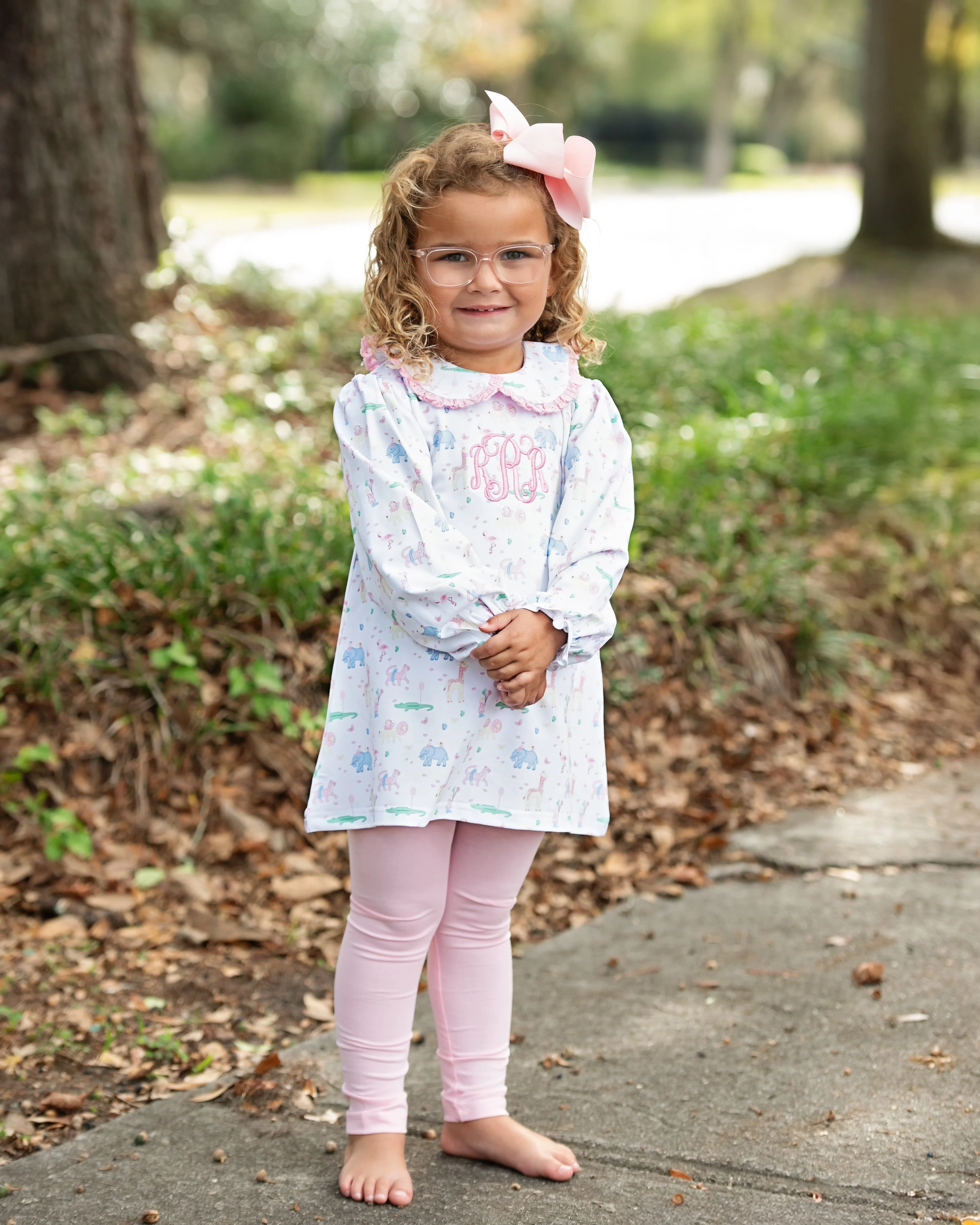 Birthday Party Animals Knit Legging Set - Image 2