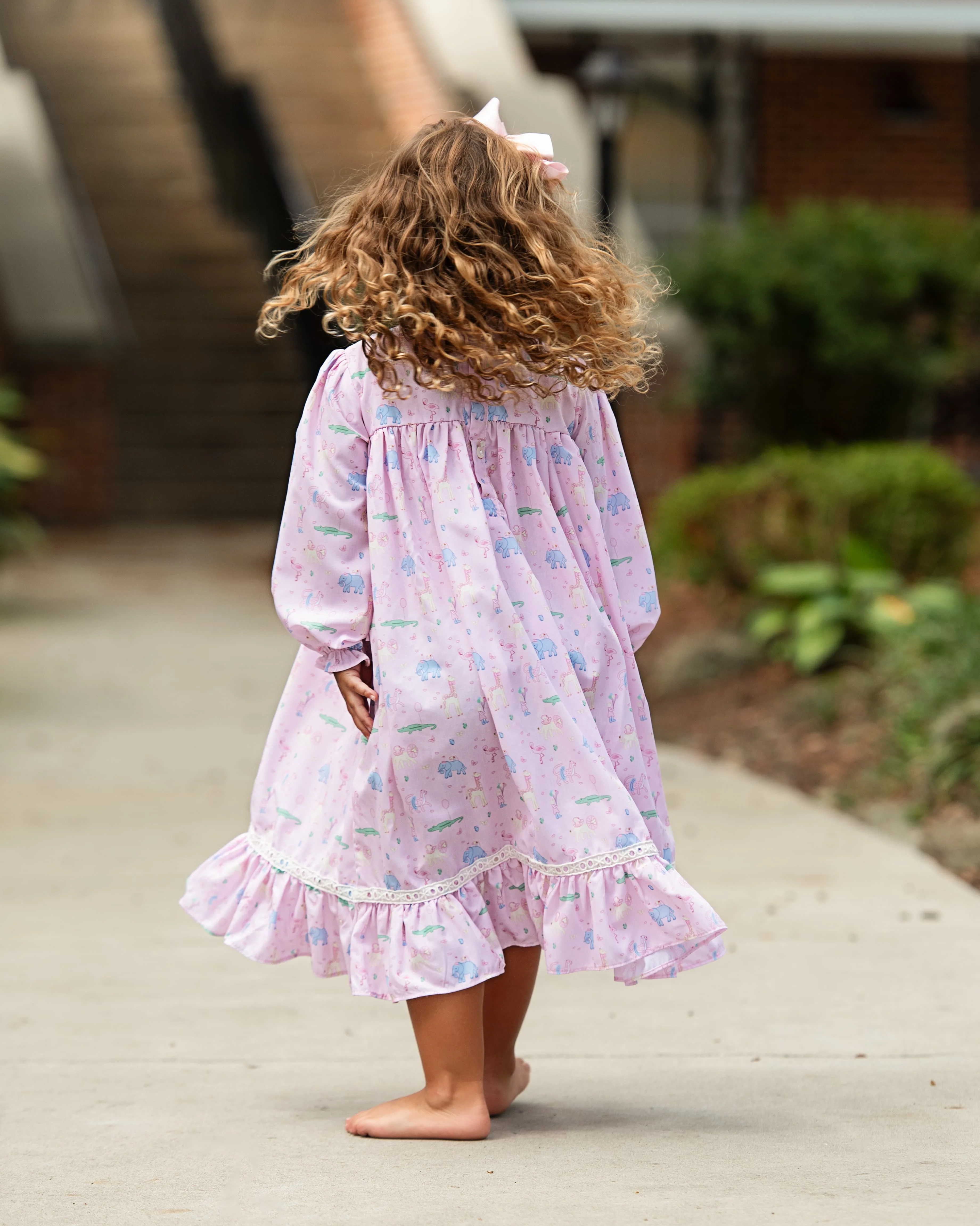 Birthday Party Animals Night Gown - Image 4