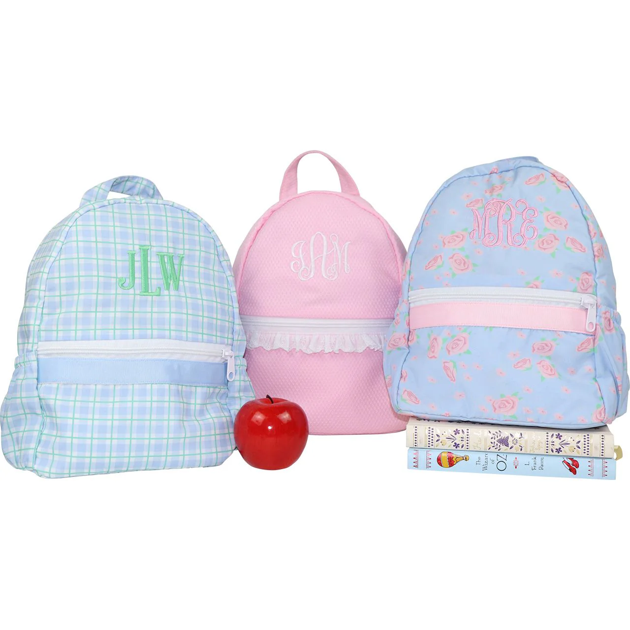 Blue And Green Plaid Backpack - Image 2