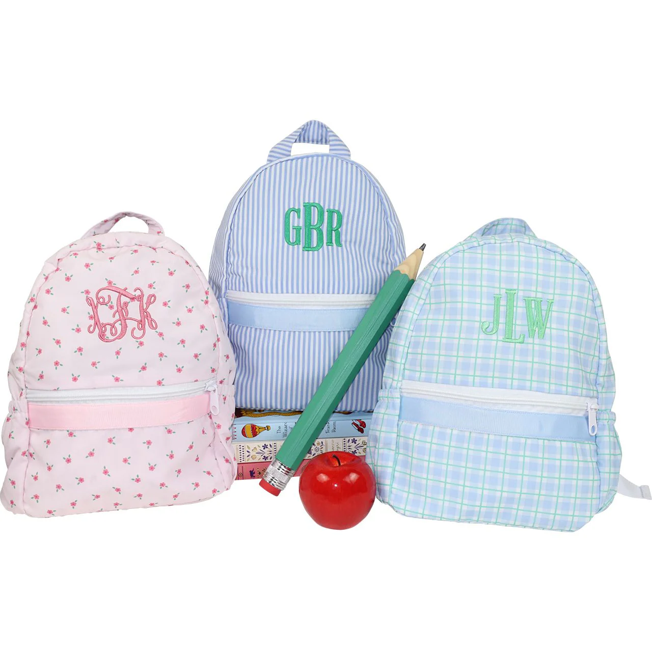 Blue And Green Plaid Backpack - Image 4