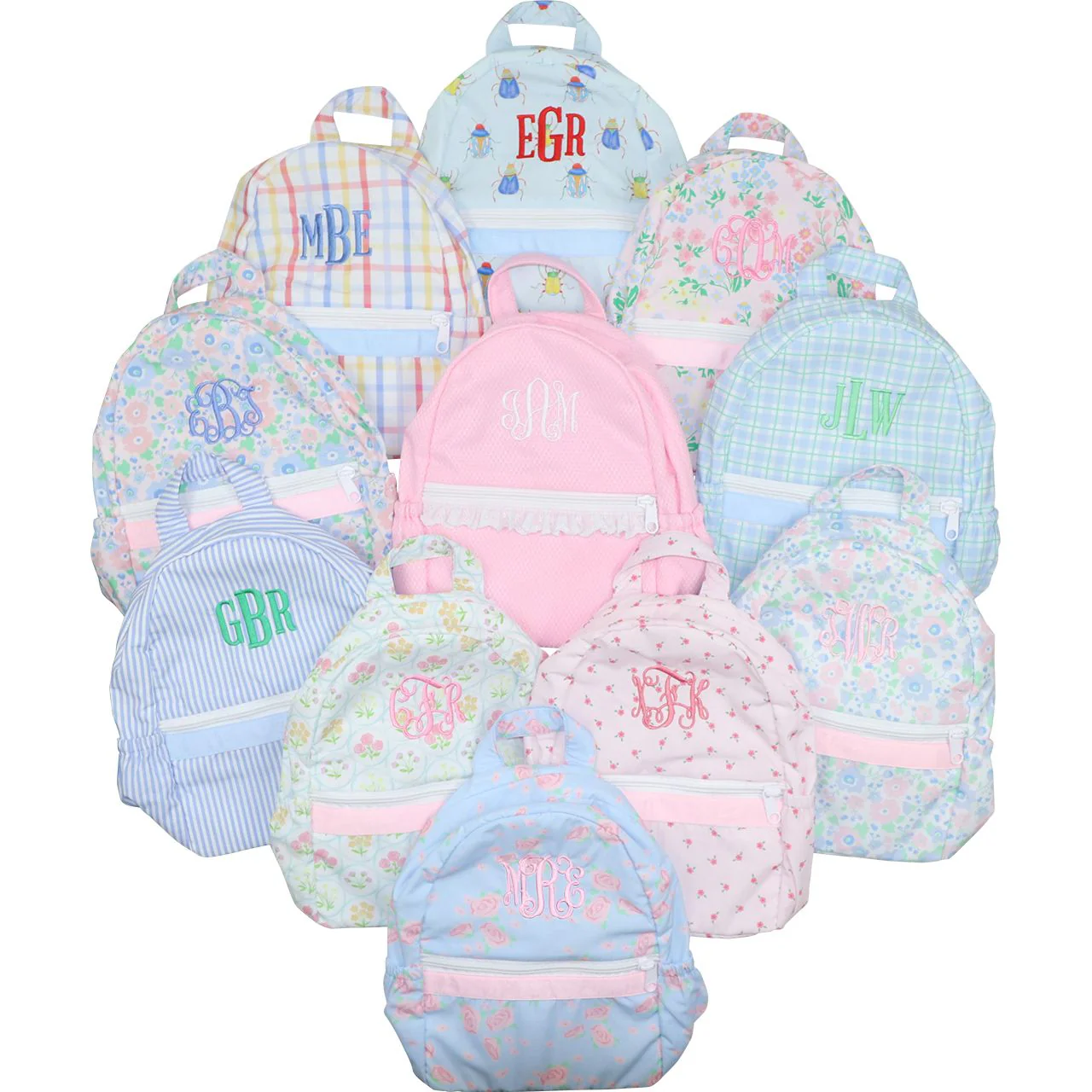 Blue And Green Plaid Backpack - Image 5