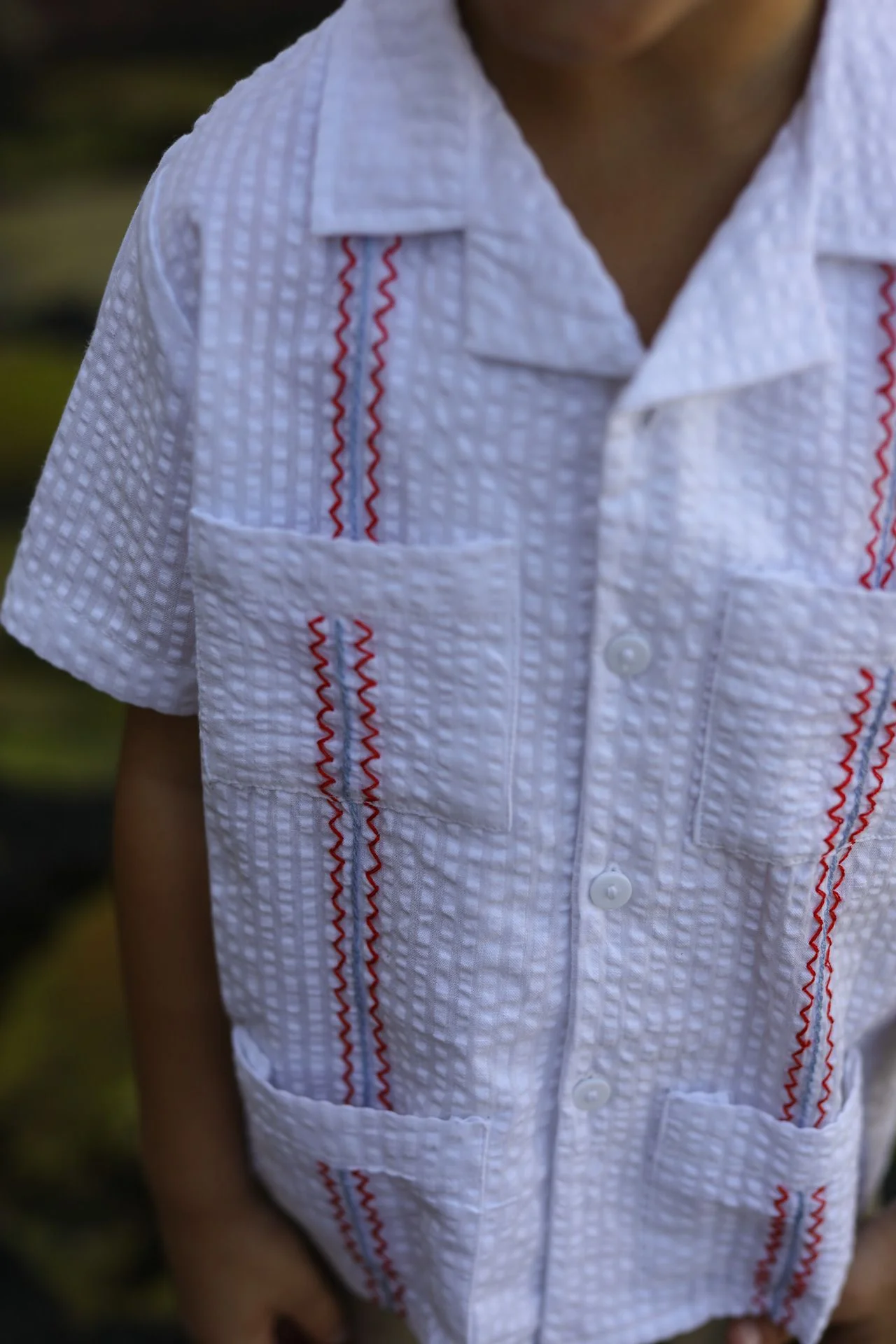 Red Guayabera - Image 3
