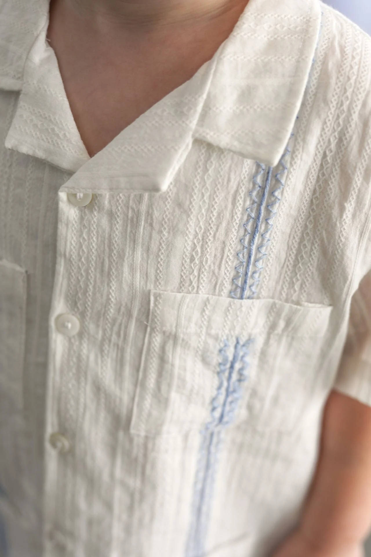 Blue Guayabera - Image 2
