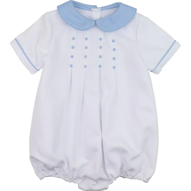 Blue And White Honeycomb Bubble
