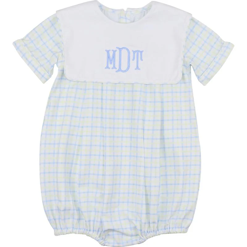 Blue And Yellow Windowpane Bubble