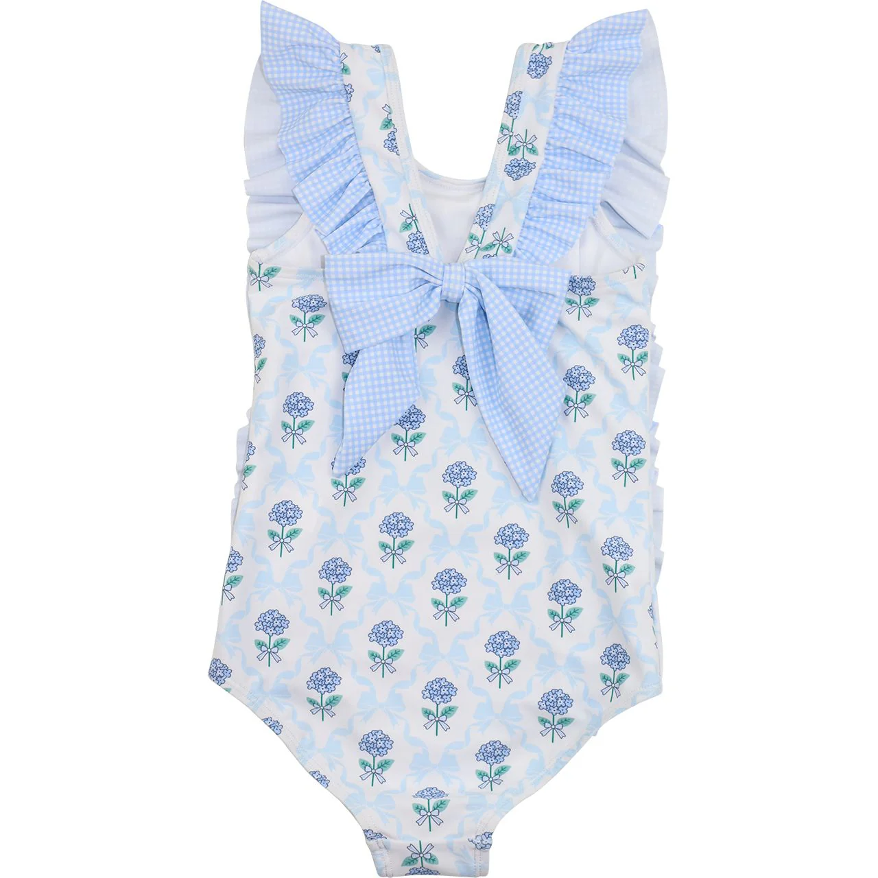 Blue Bouquet Swimsuit - Image 2