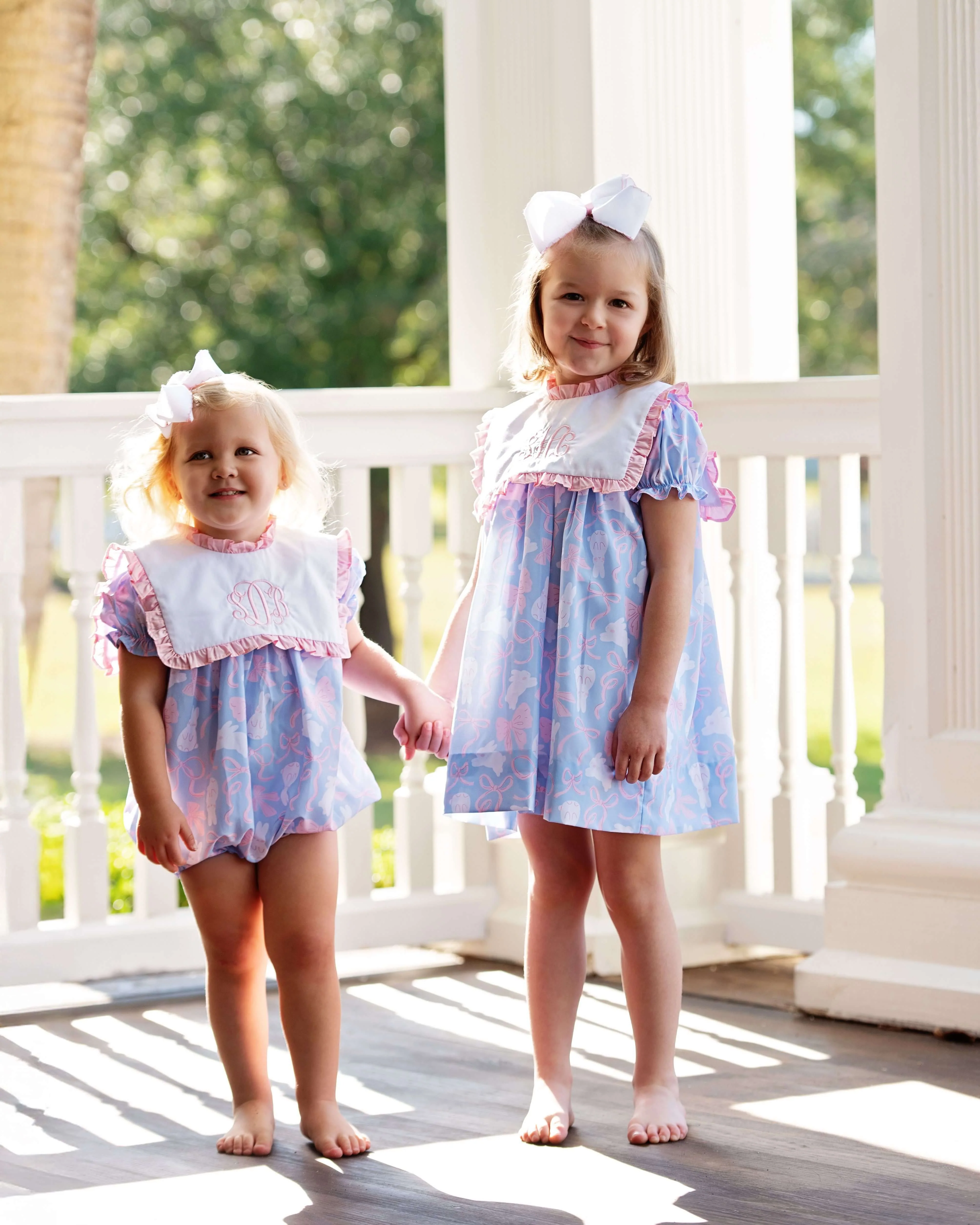 Blue Bunny And Bow Dress - Image 3