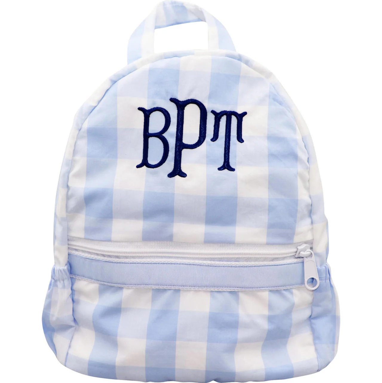 Blue Check Backpack