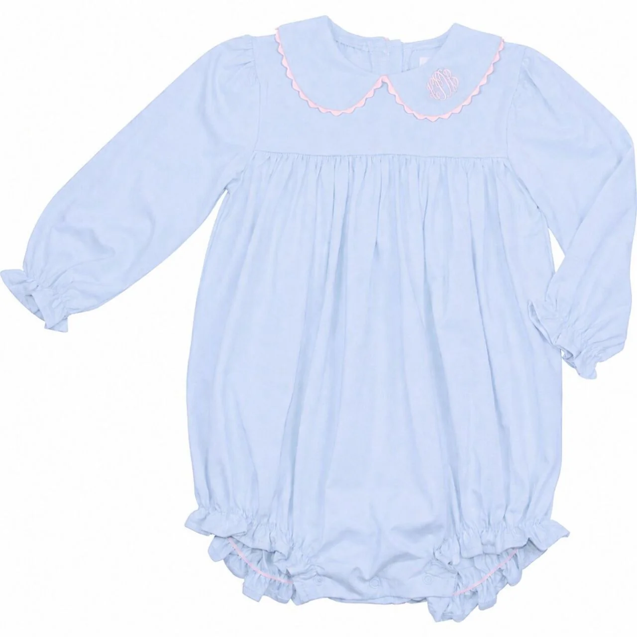 Blue Knit Ric Rac Bubble