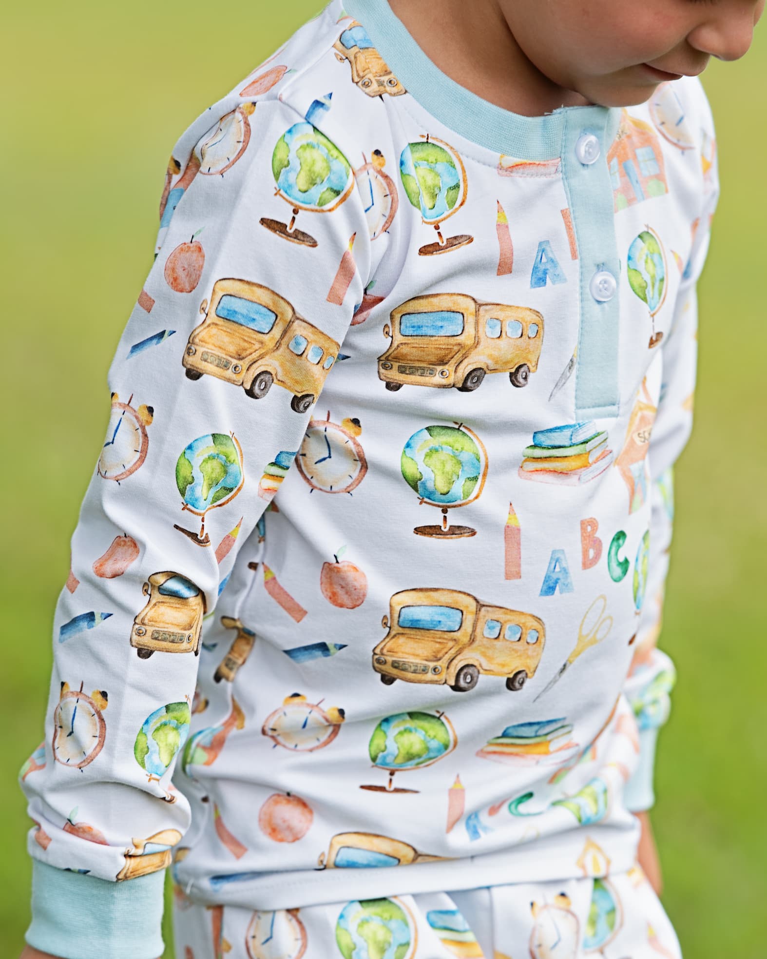 Blue School Days Pajamas - Image 2