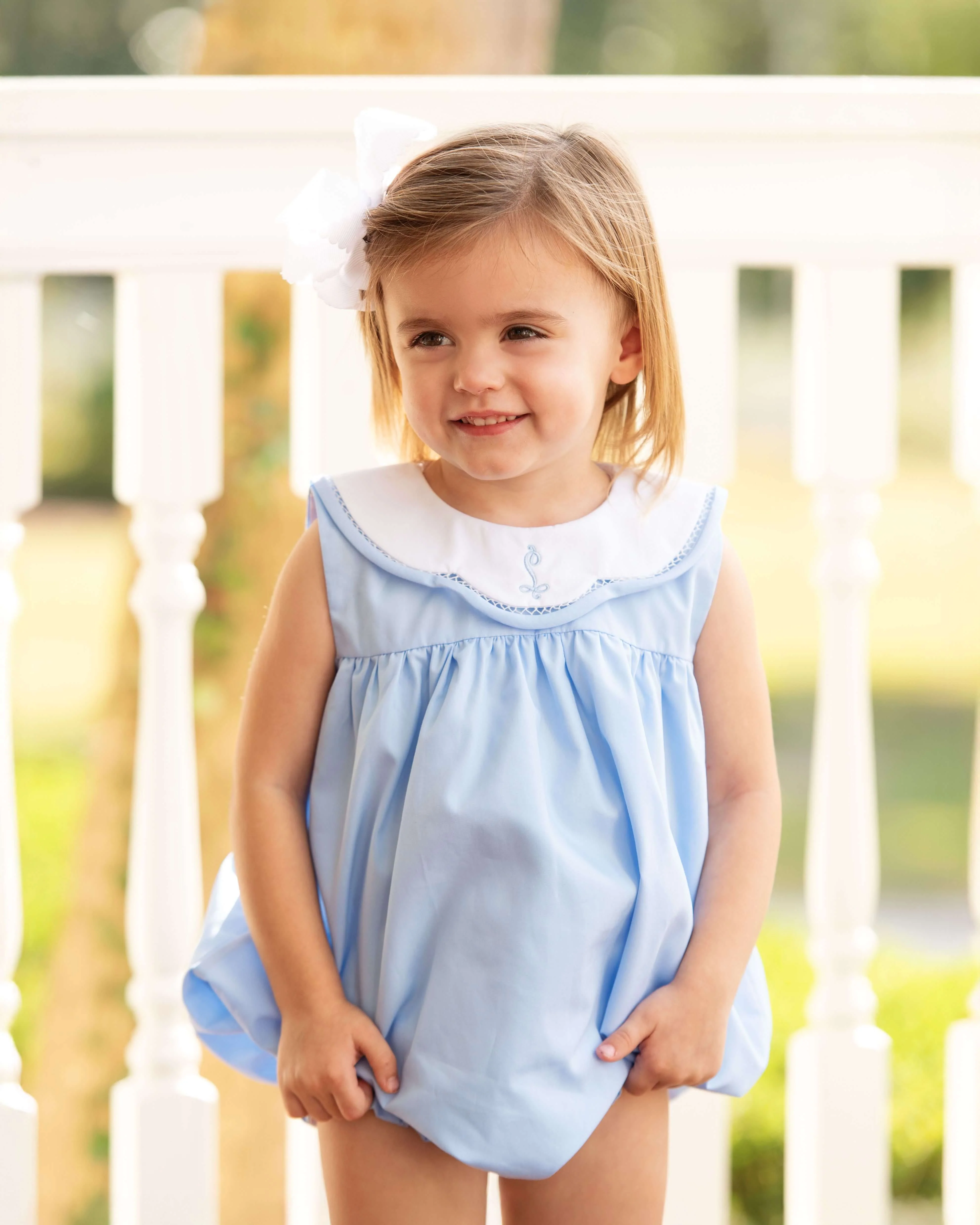 Blue Scalloped Collar Bubble - Image 2