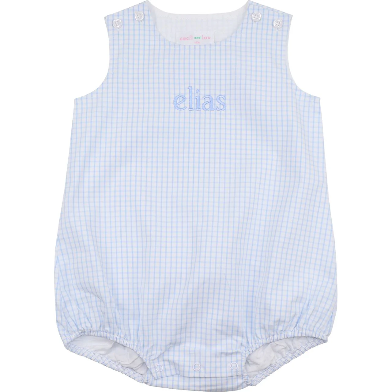 Blue Windowpane Bubble