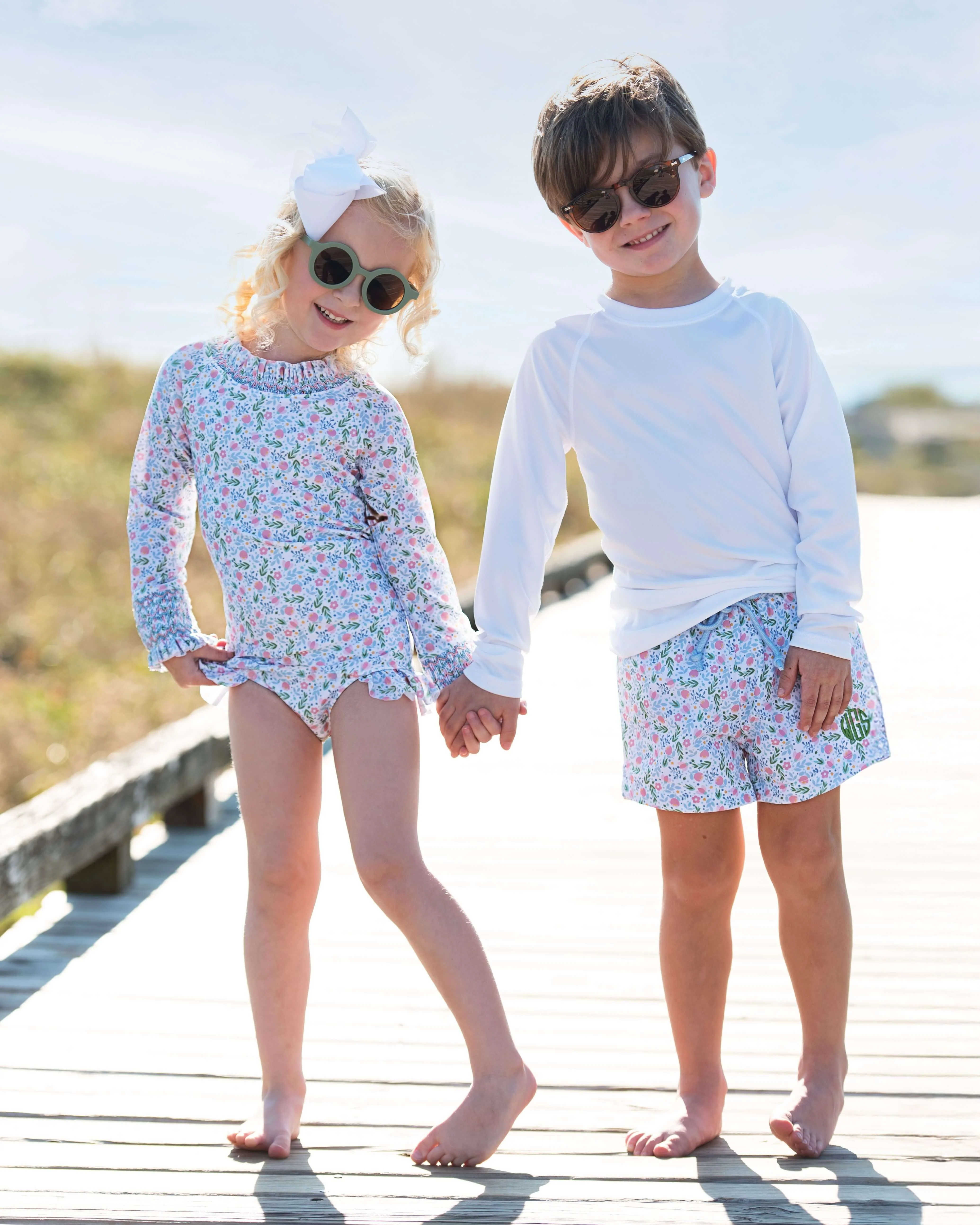 Botanic Print Swim Trunks - Image 2