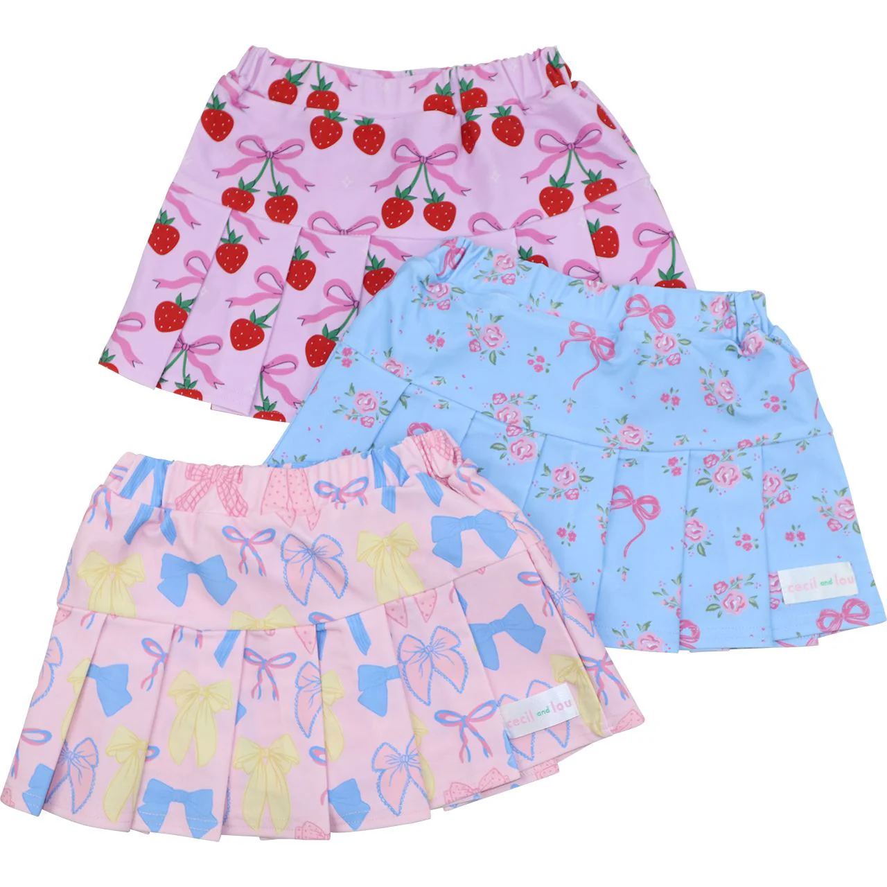 Bow Print Tennis Skirt - Image 2