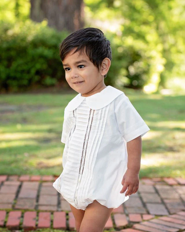 Boy's Ivory Heirloom Bubble - Image 4