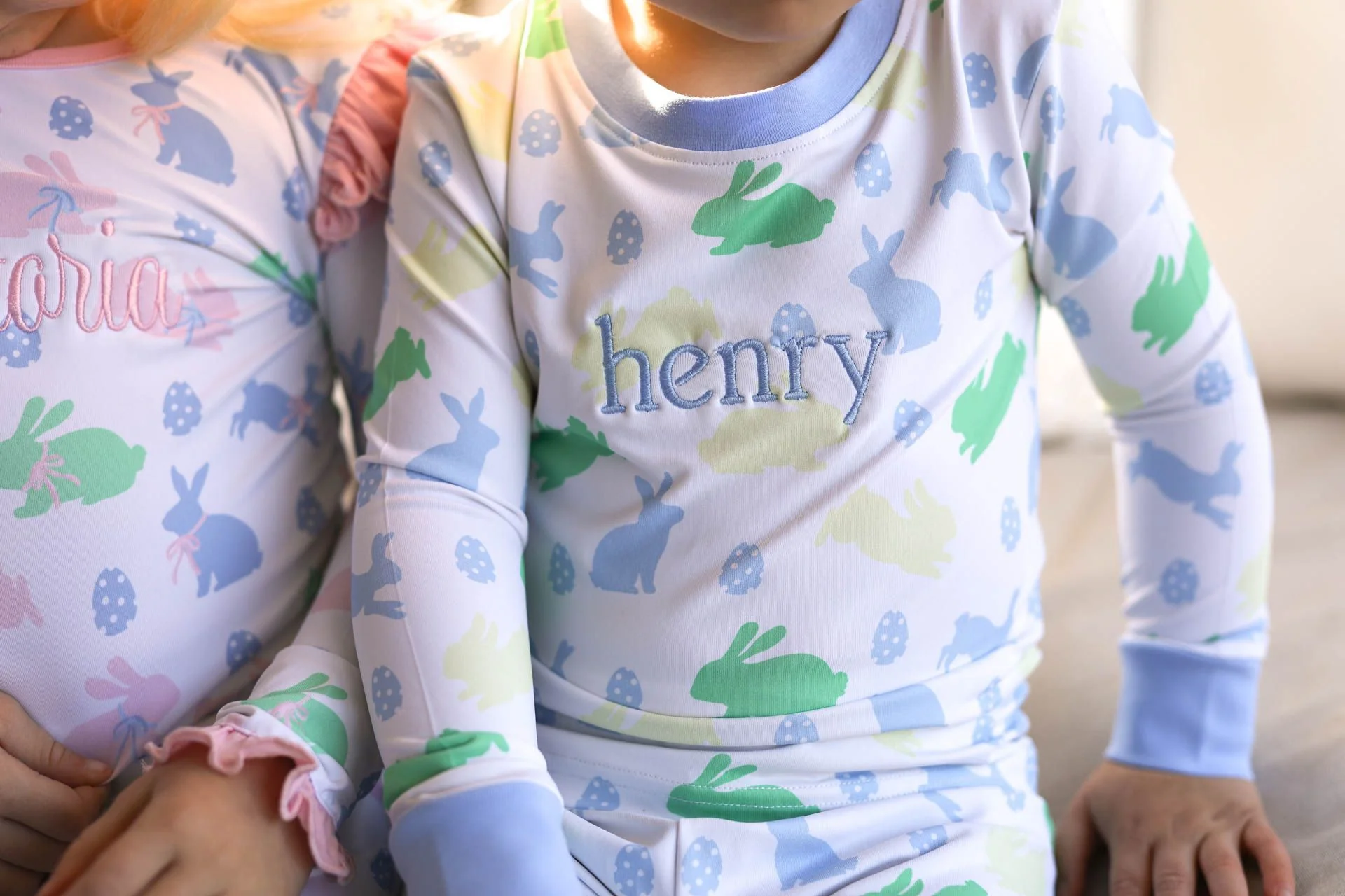 Bunnies And Eggs Knit Pajamas - Image 2