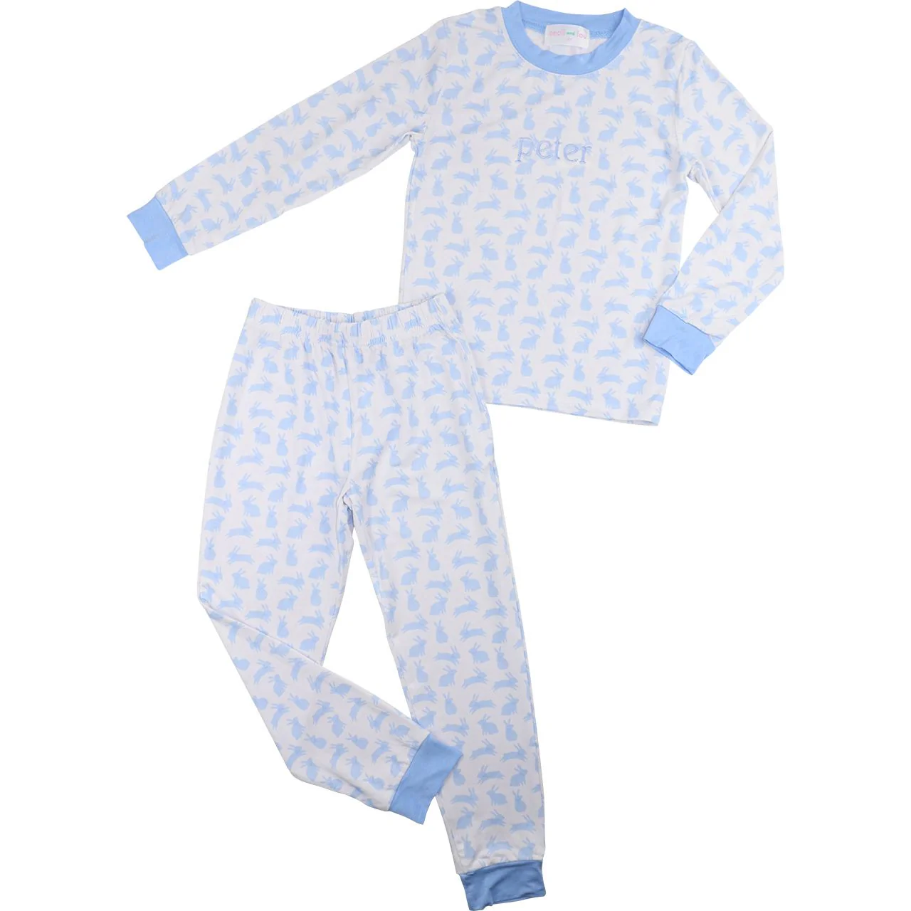 Bunny Bamboo Knit Pajamas