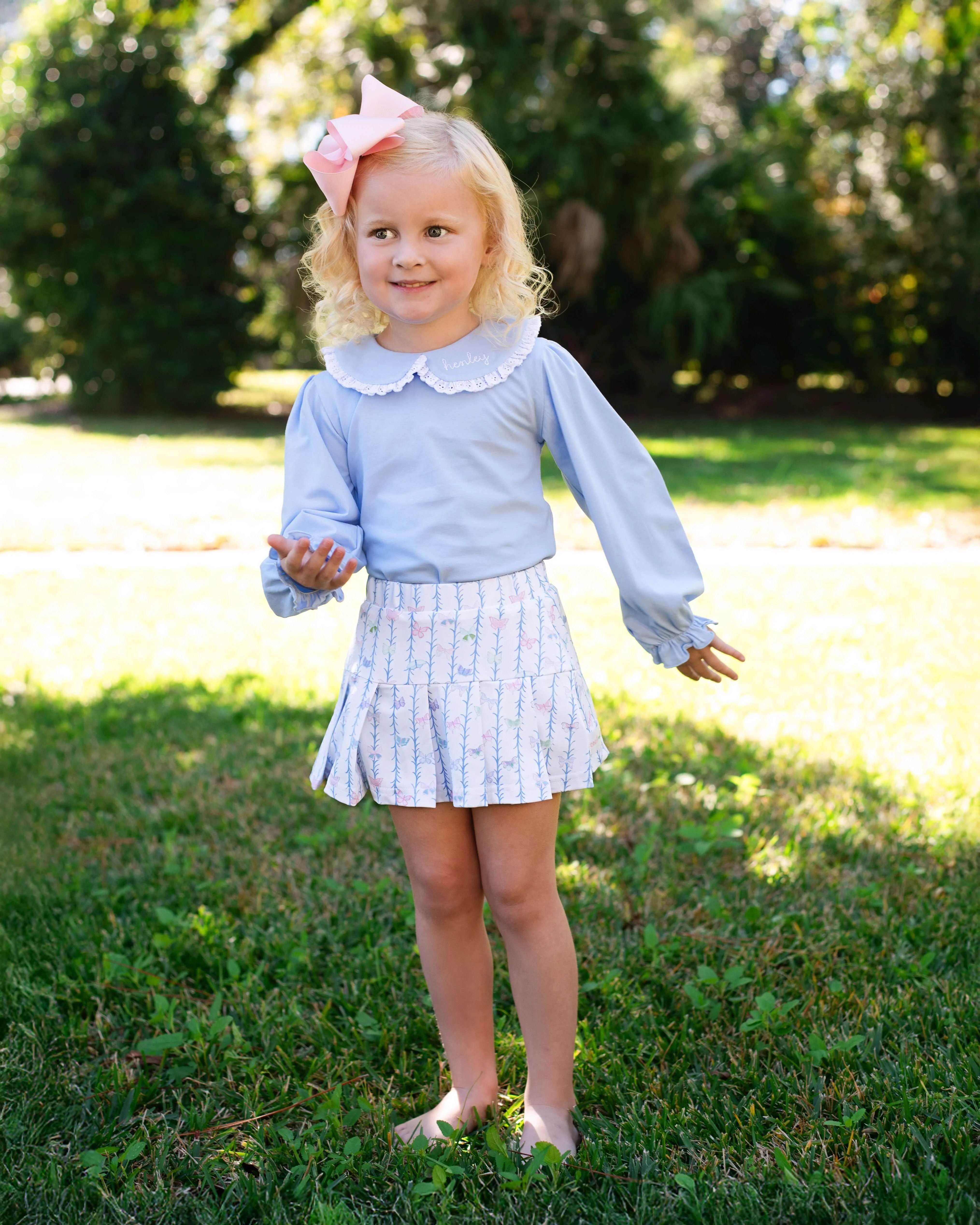 Butterfly Knit Tennis Skirt Set - Image 2