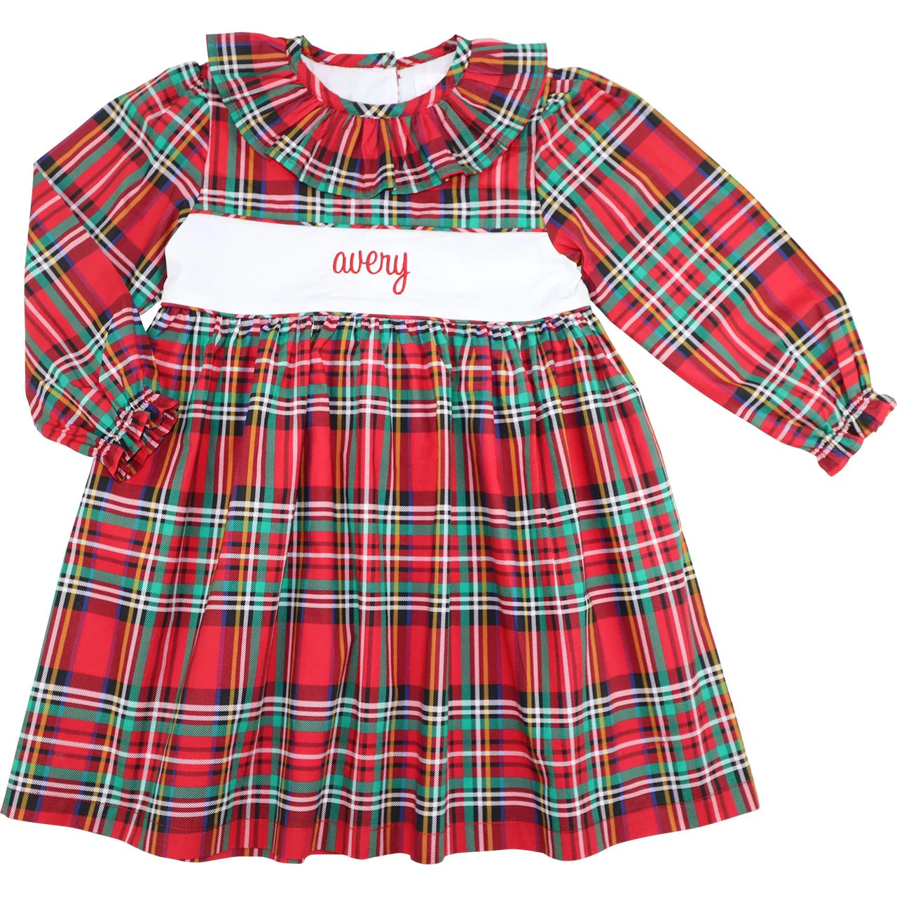 Christmas Plaid Insert Dress