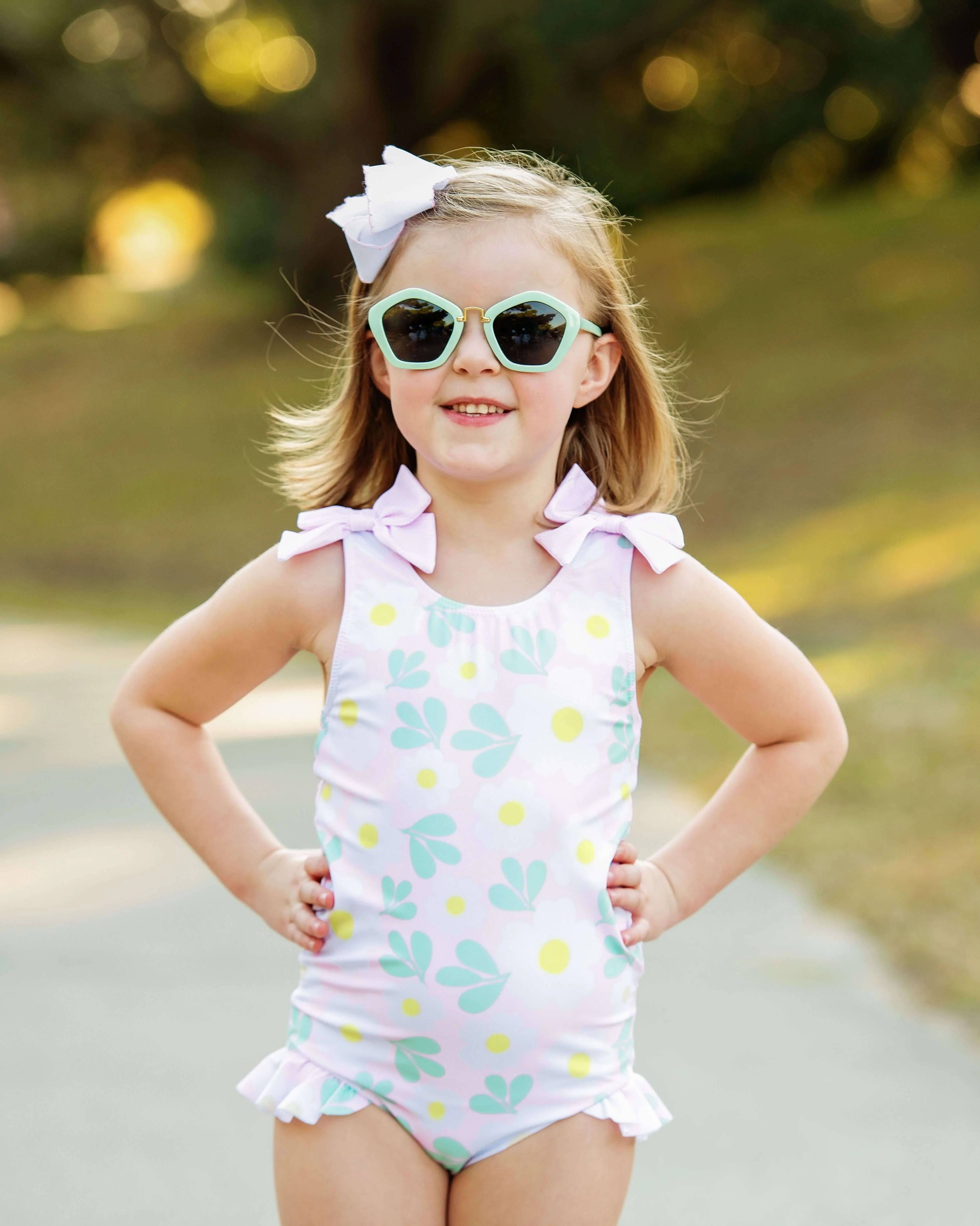 Daisy Print Swimsuit - Image 2
