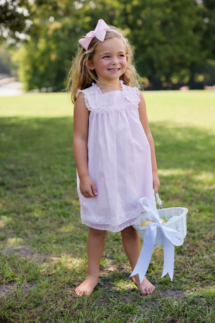 Embroidered Rosebud Heirloom Dress - Image 2