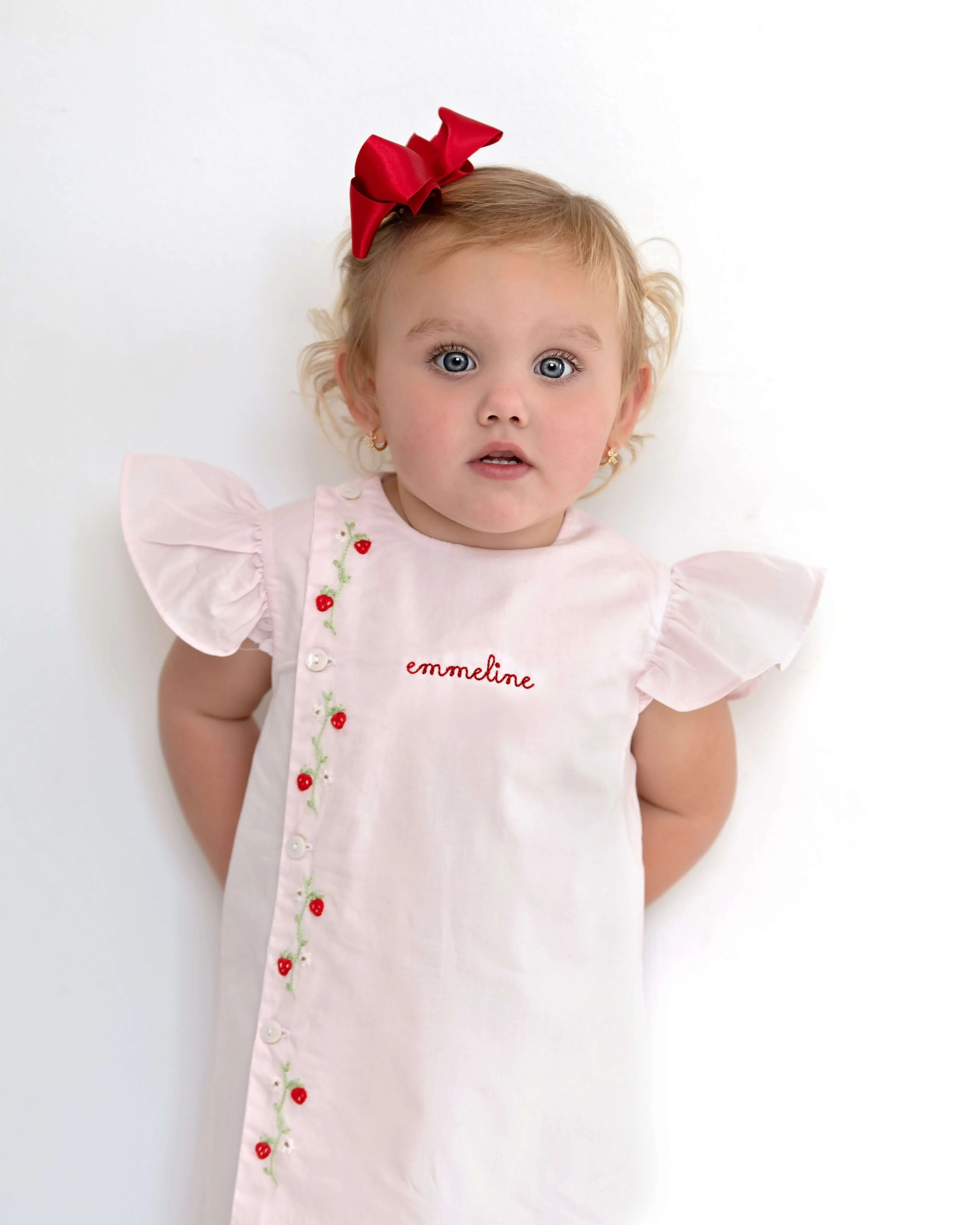 Embroidered Strawberry Vine Dress - Image 2