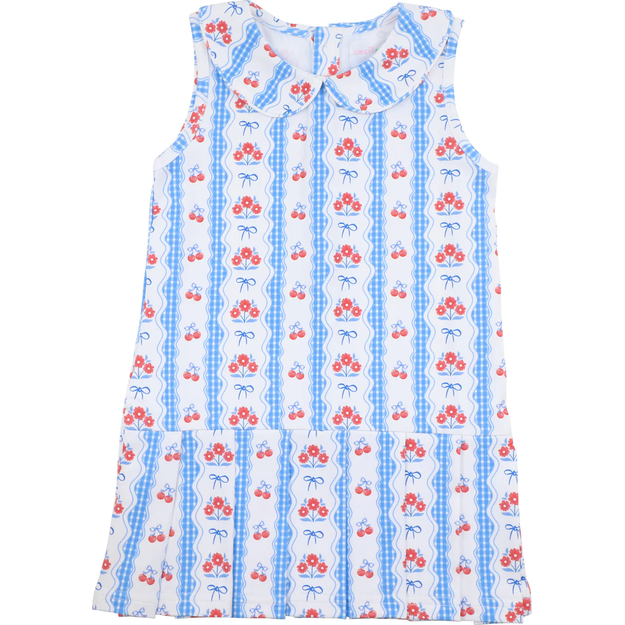 Floral And Cherries Tennis Dress