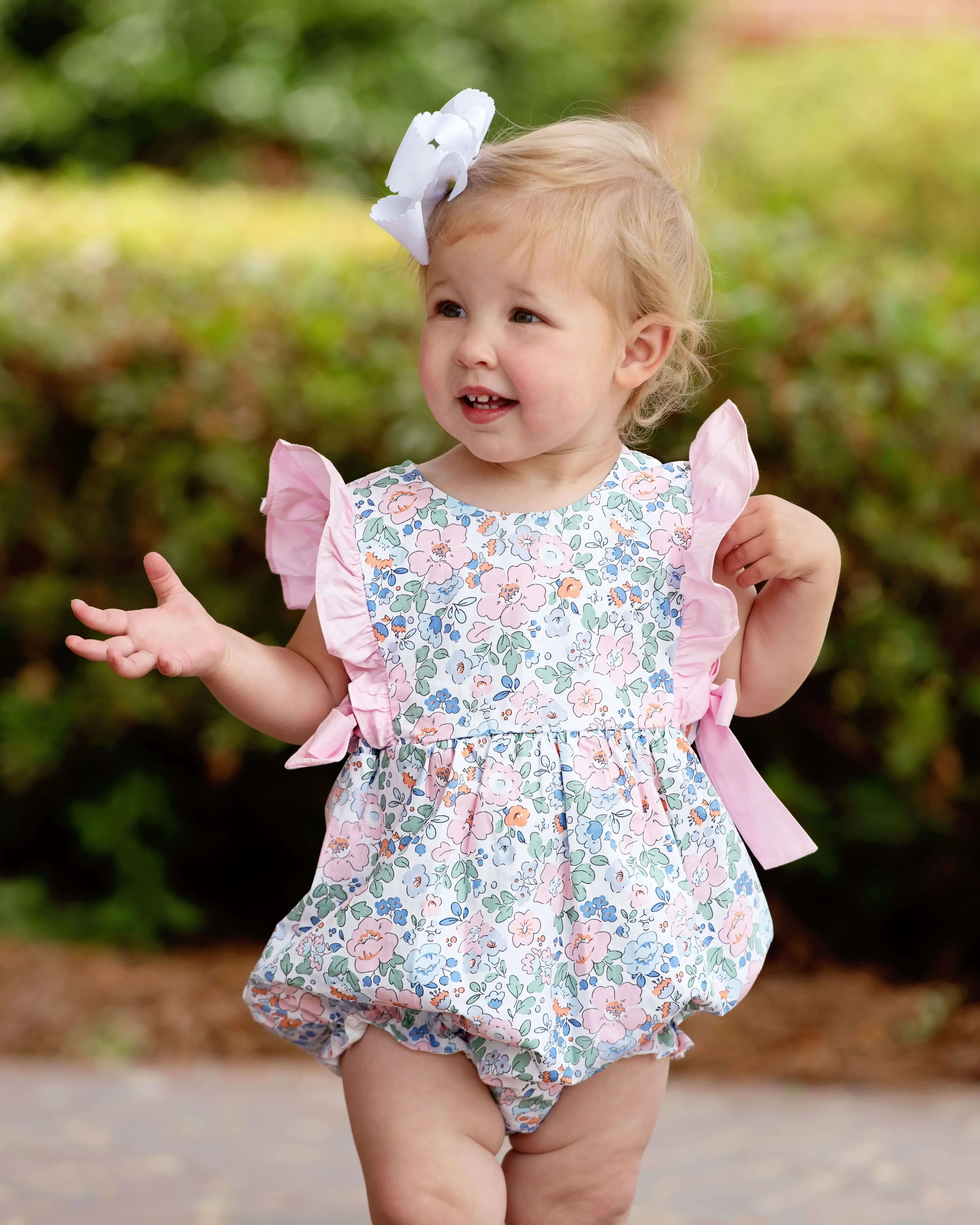 Floral Bow Ruffle Bubble - Image 2