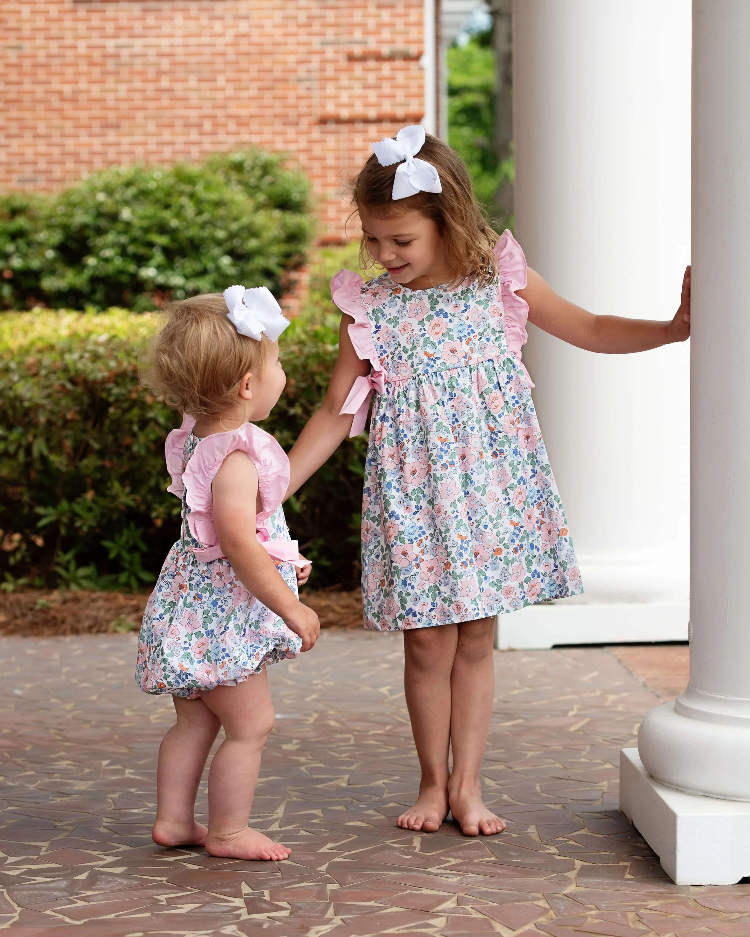 Floral Bow Ruffle Dress - Image 3