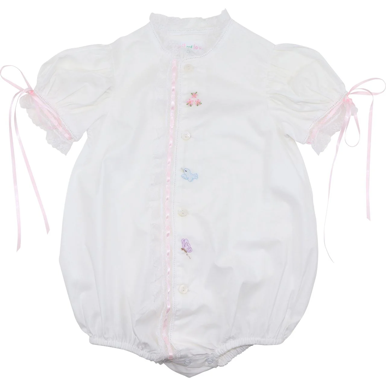 Floral Embroidered Heirloom Bubble