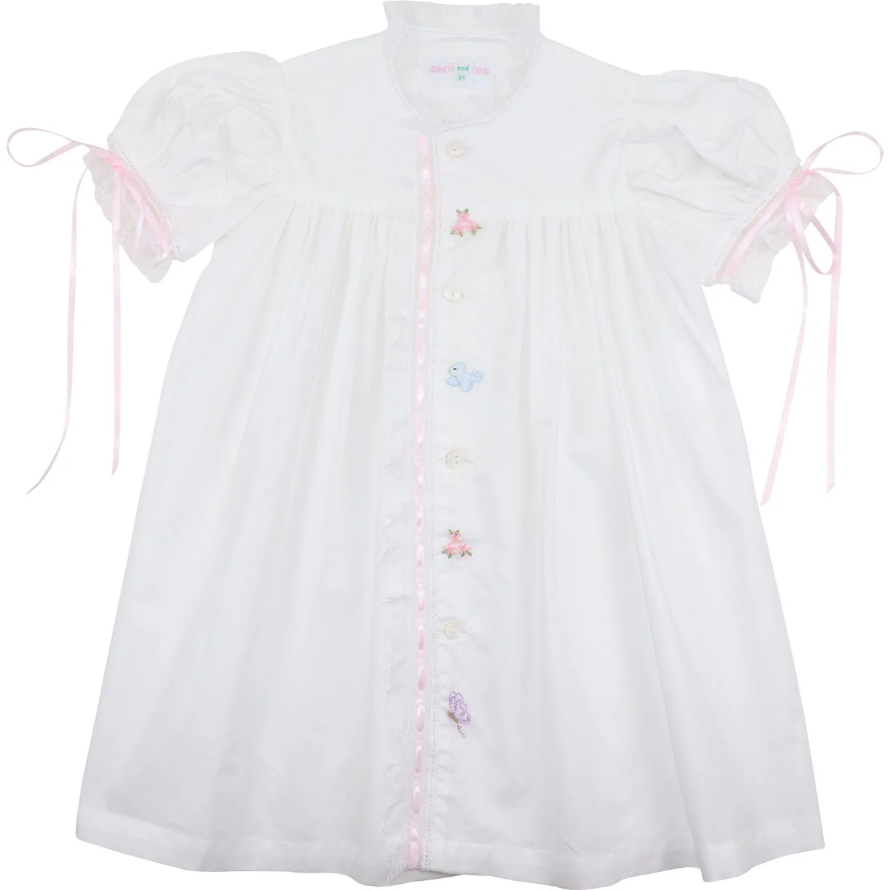 Floral Embroidered Heirloom Dress