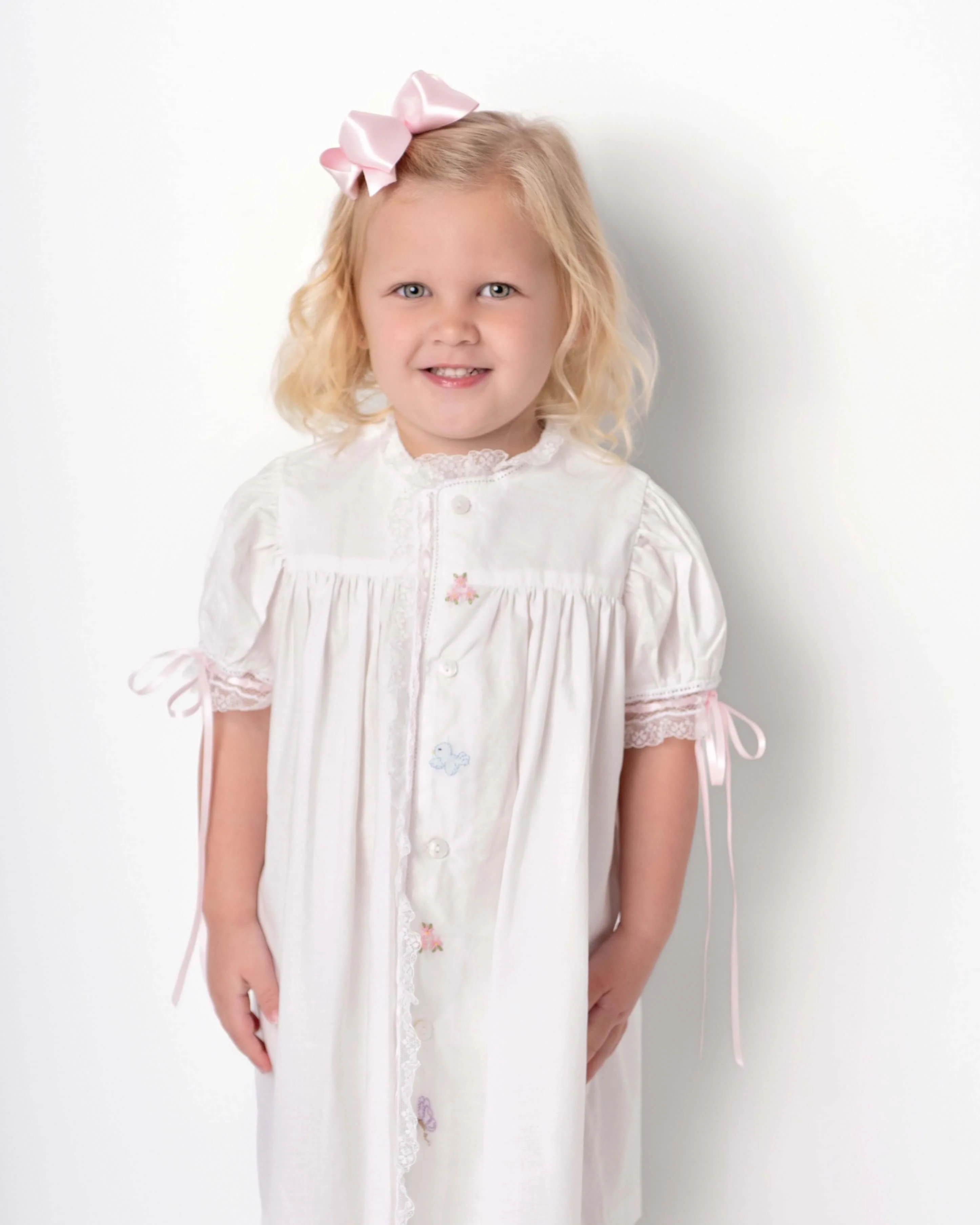 Floral Embroidered Heirloom Dress - Image 2