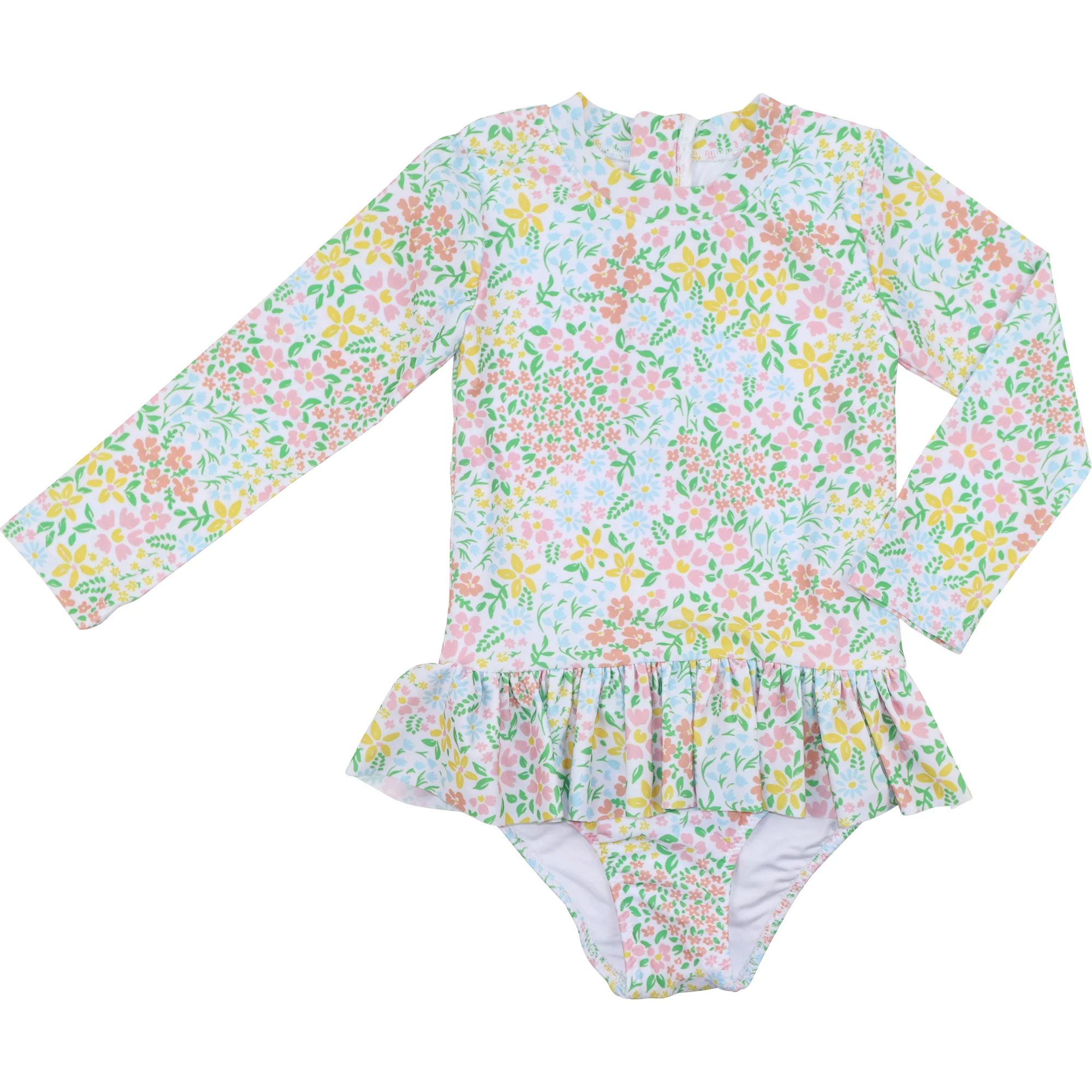 Pastel Floral Swimsuit