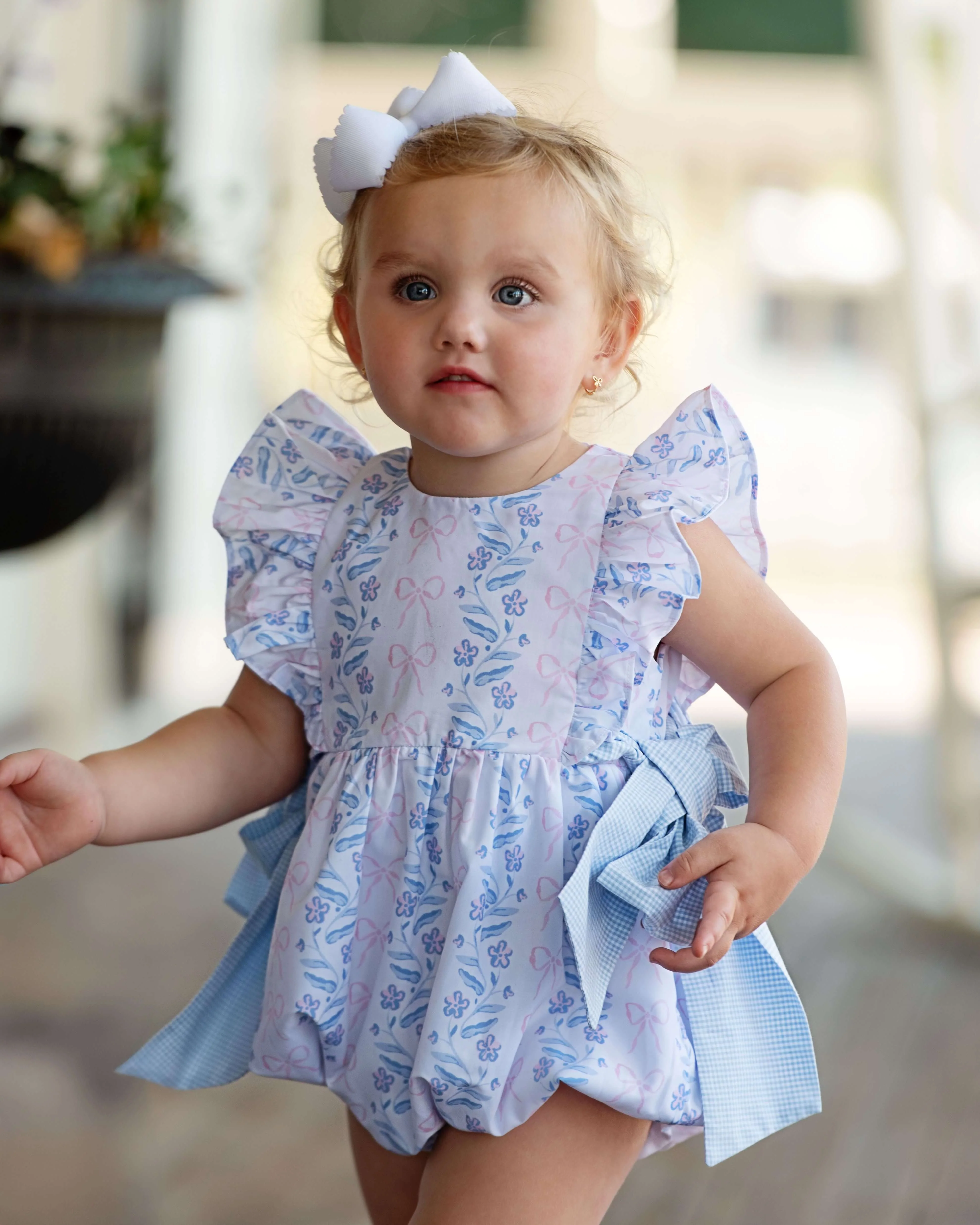 Floral Print Bow Bubble - Image 2