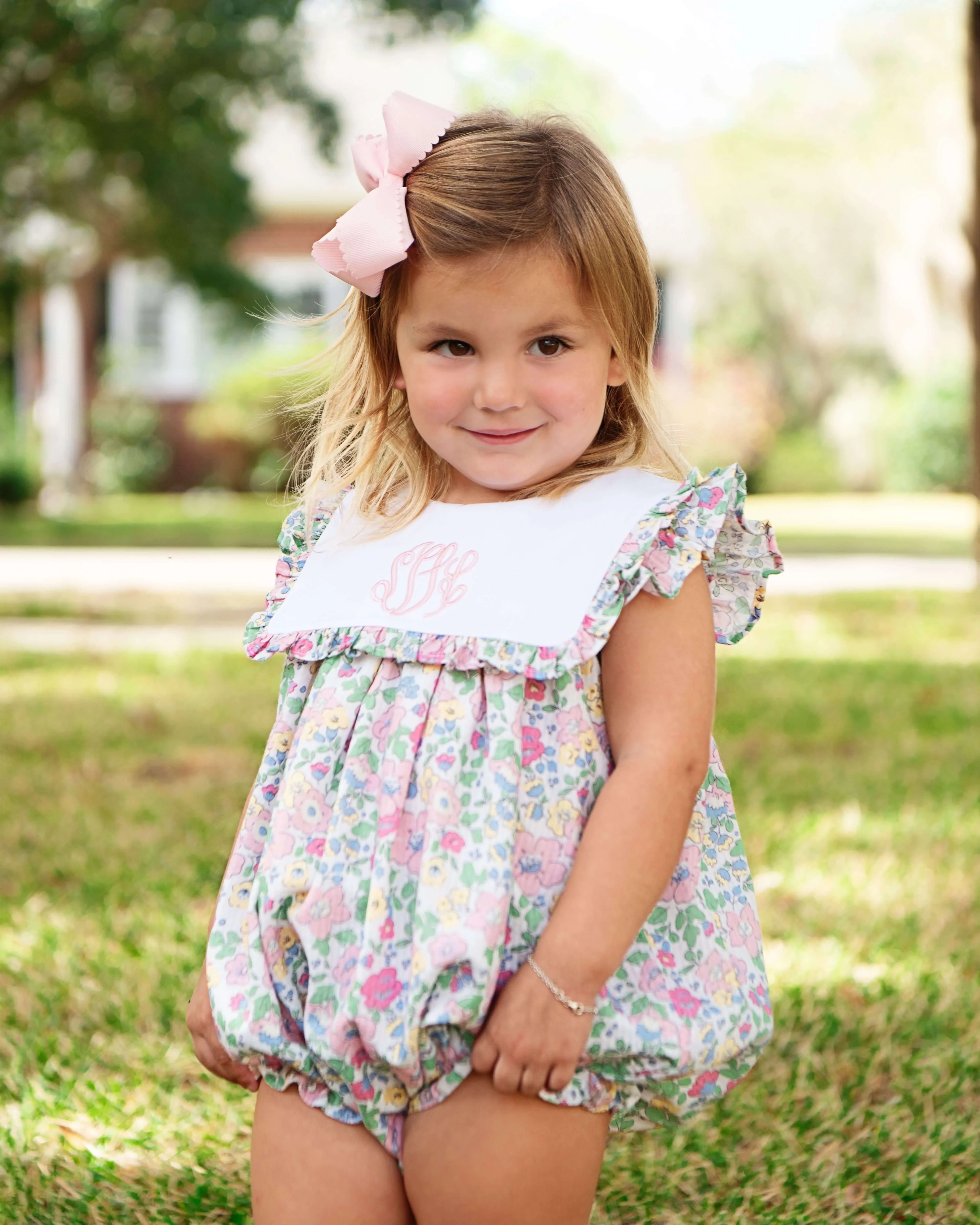Floral Seersucker Bubble - Image 2