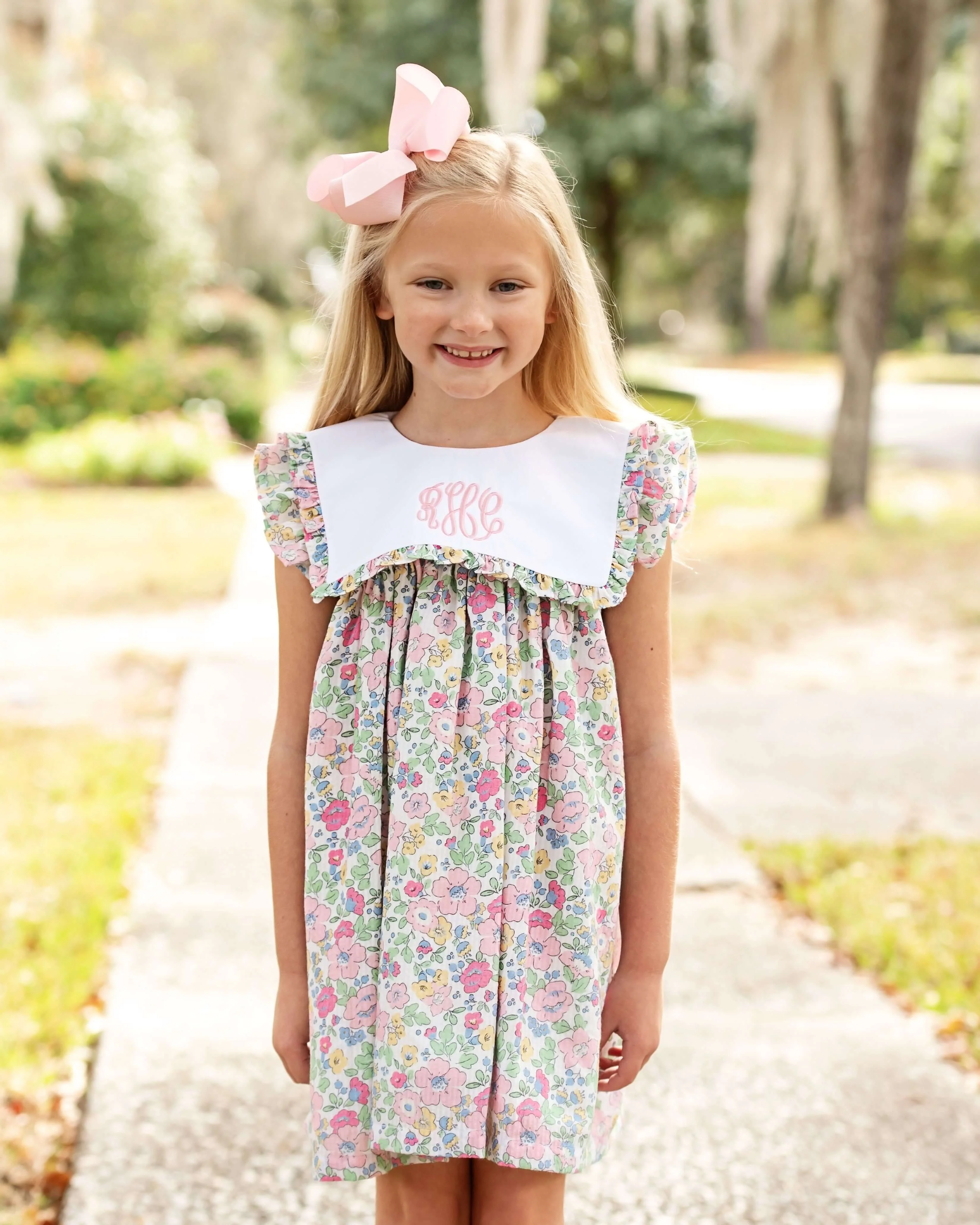 Floral Seersucker Dress - Image 2