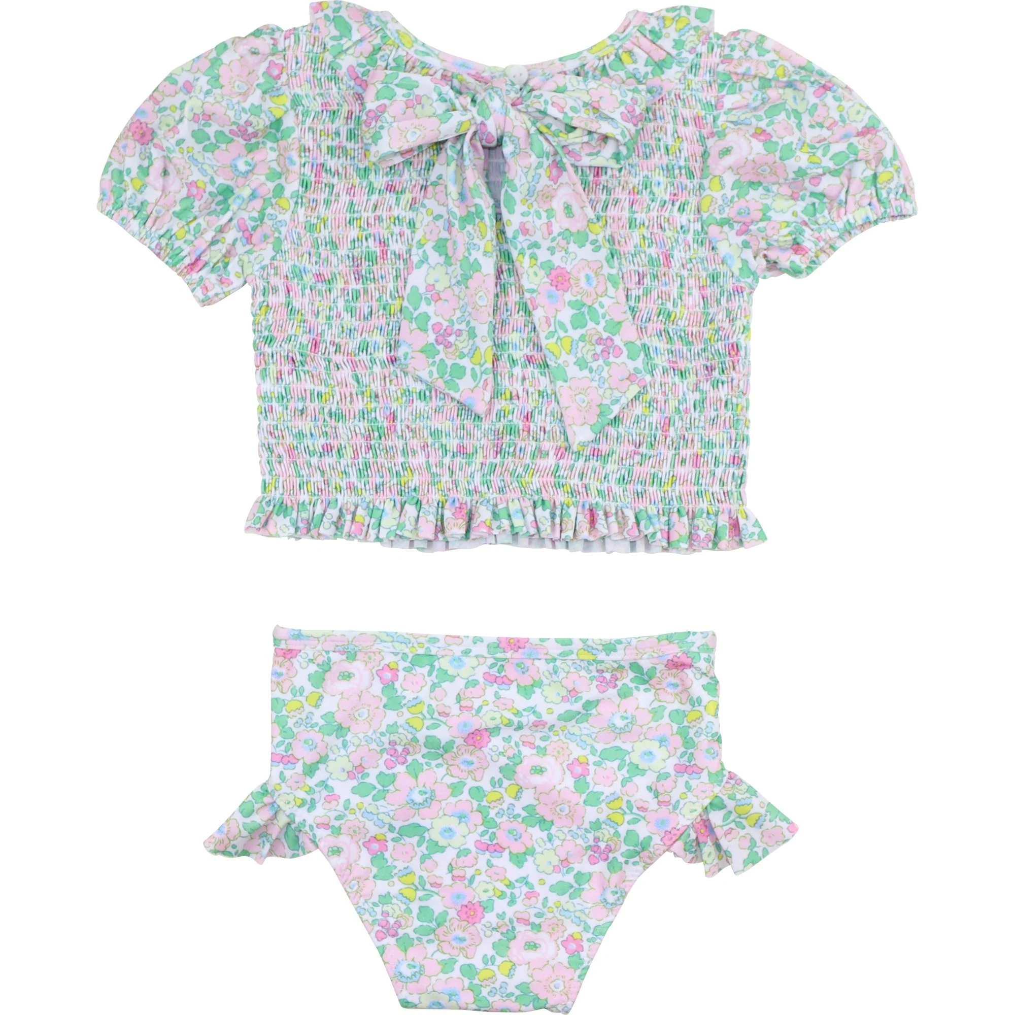 Floral Smocked Bikini - Image 2