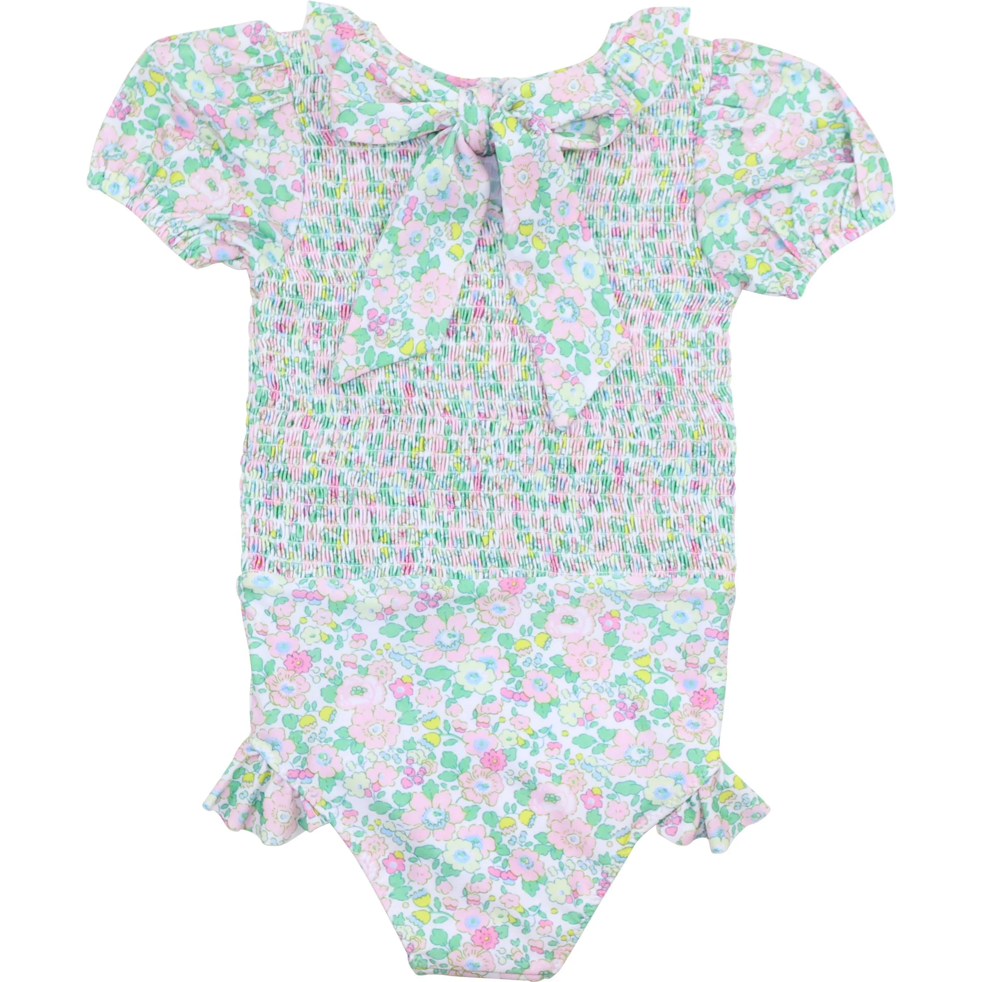 Floral Smocked Swimsuit - Image 2