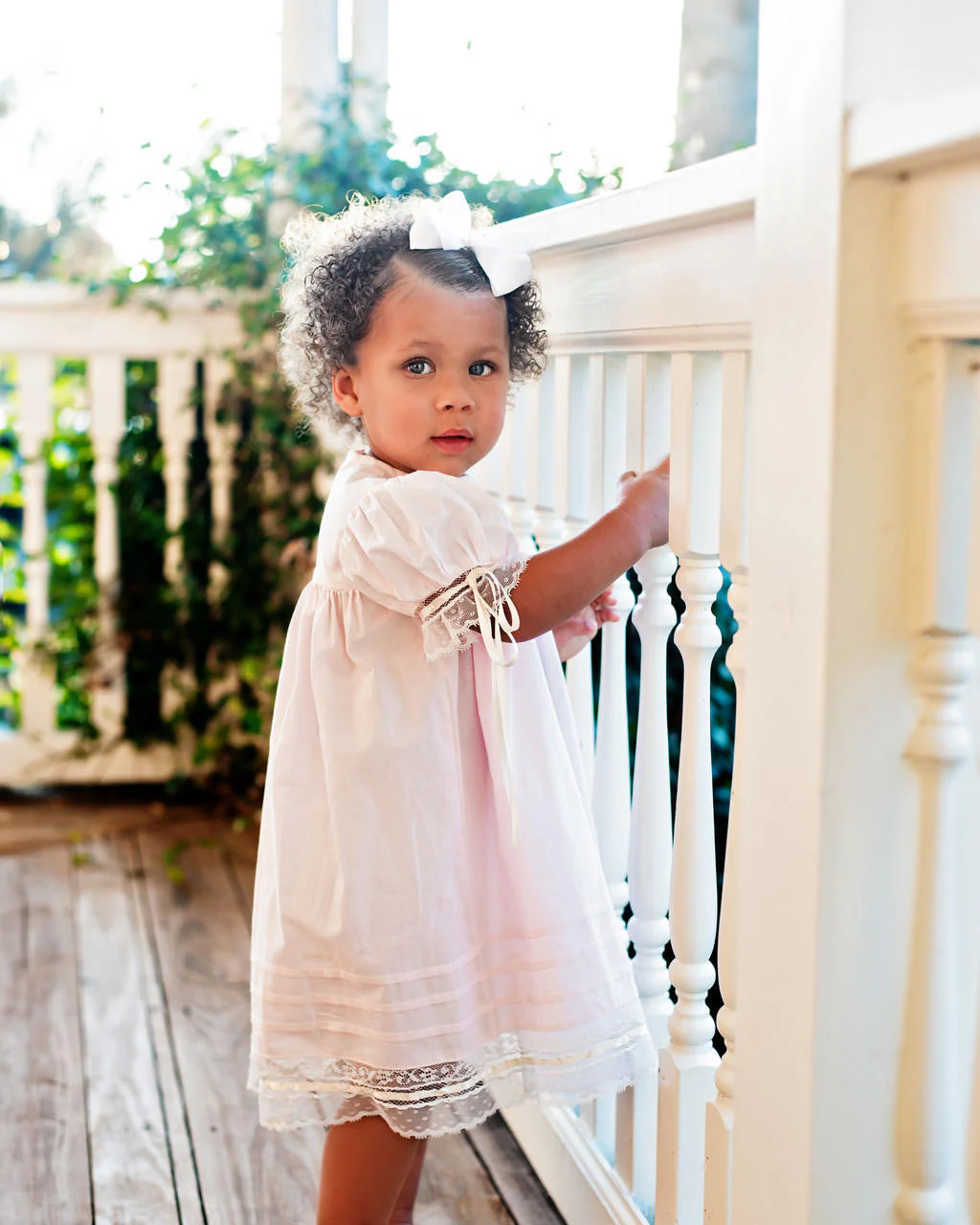 Pink Heirloom Lace Dress - Image 3
