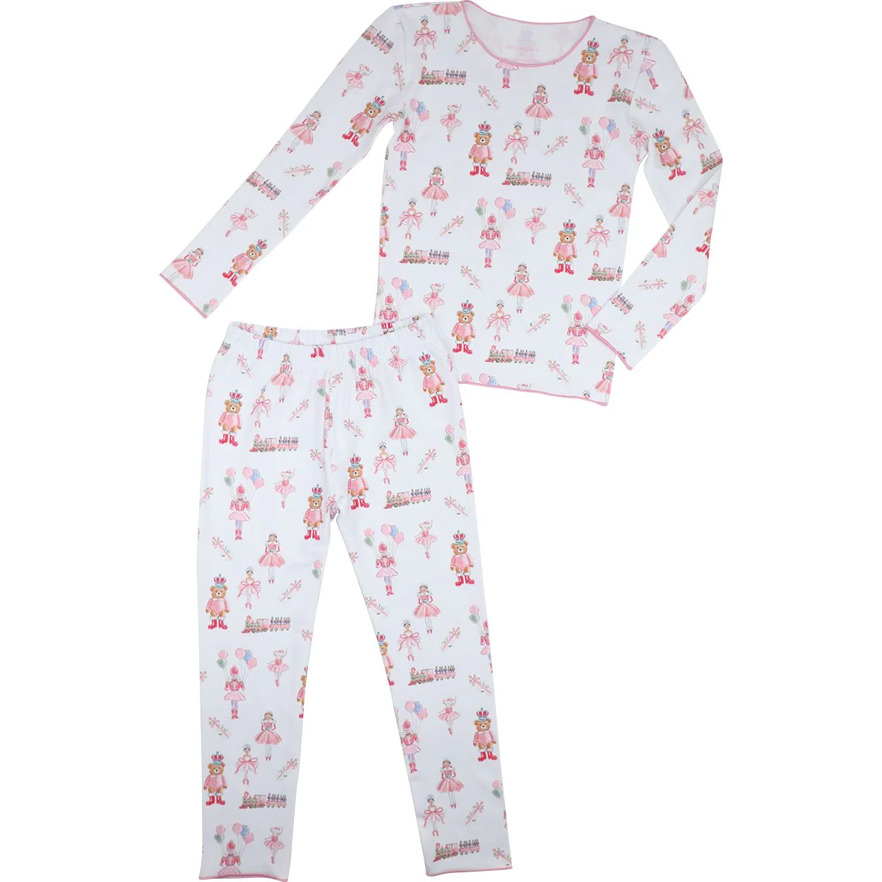 Holiday Ballerina Knit Pajamas