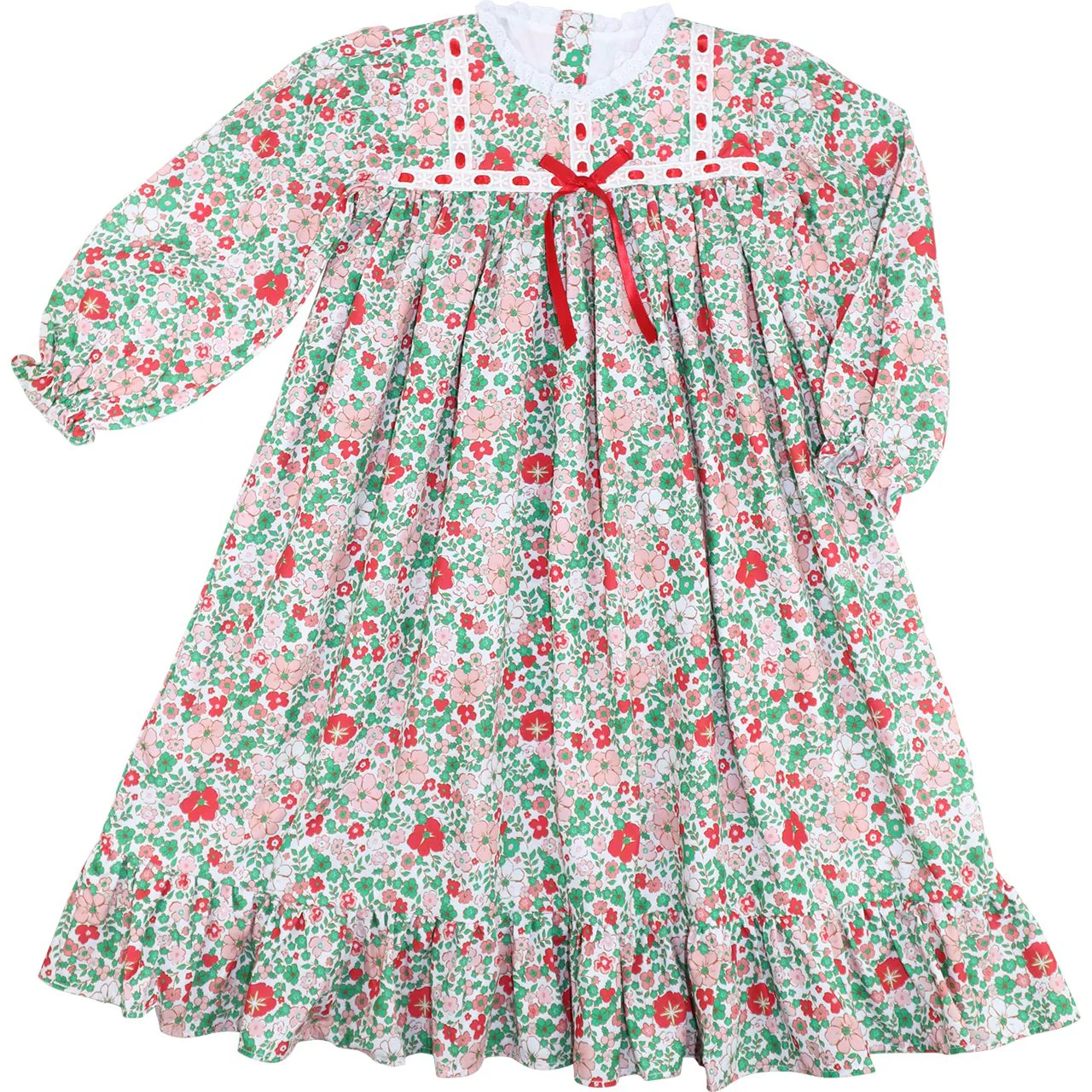 Holiday Floral Night Gown