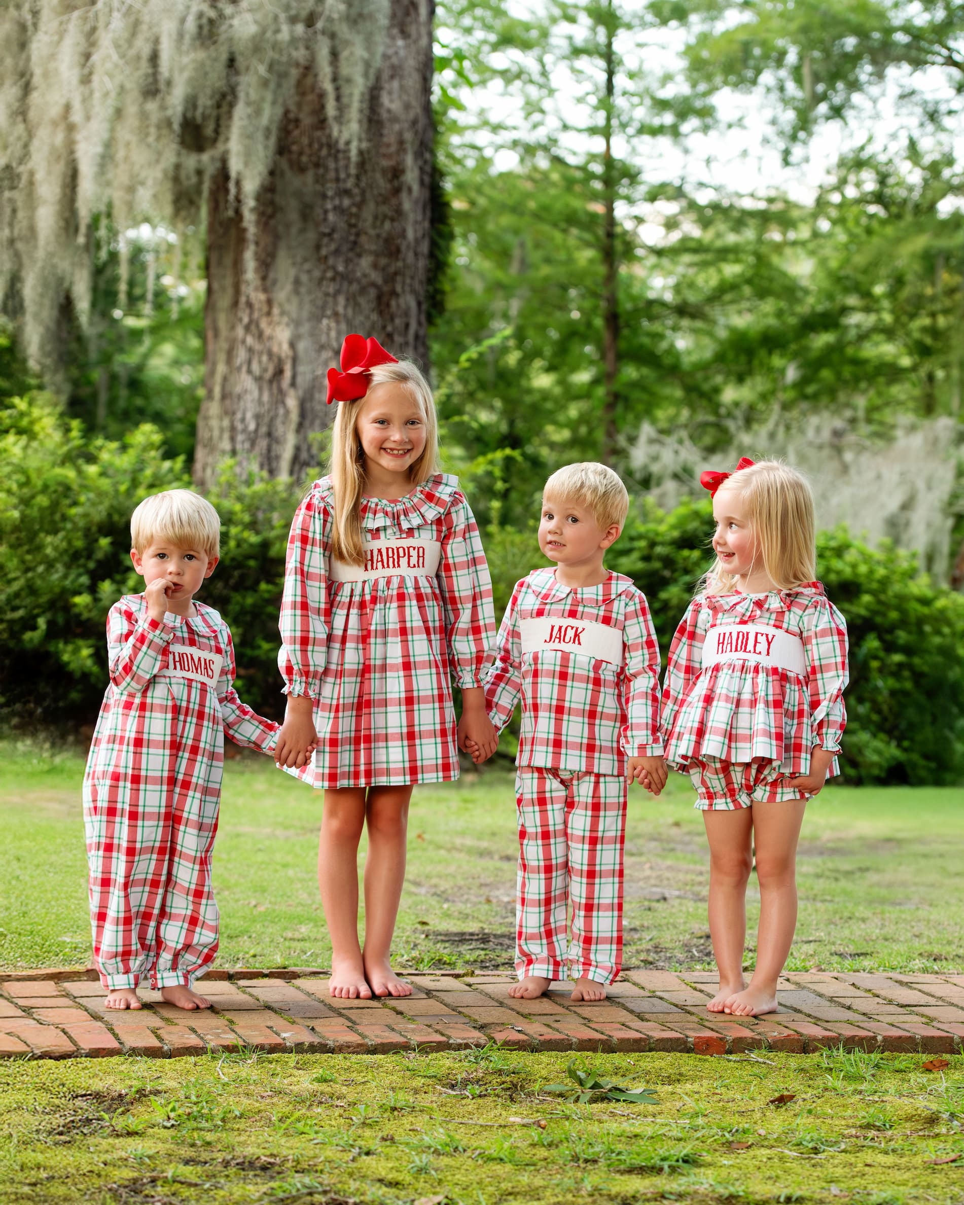 Holiday Plaid Custom Smocked Dress - Image 2