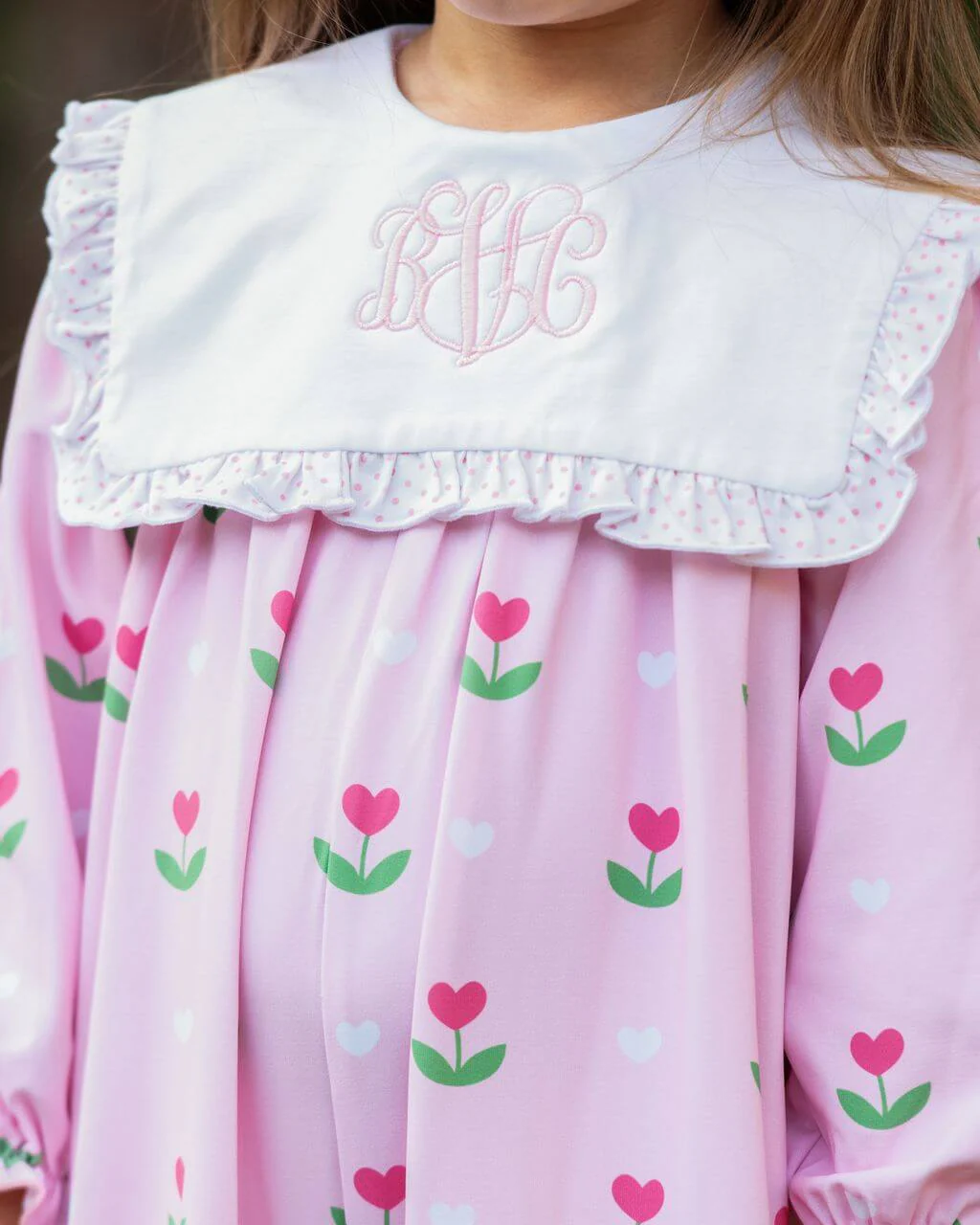 Knit Flower Heart Dress - Image 3